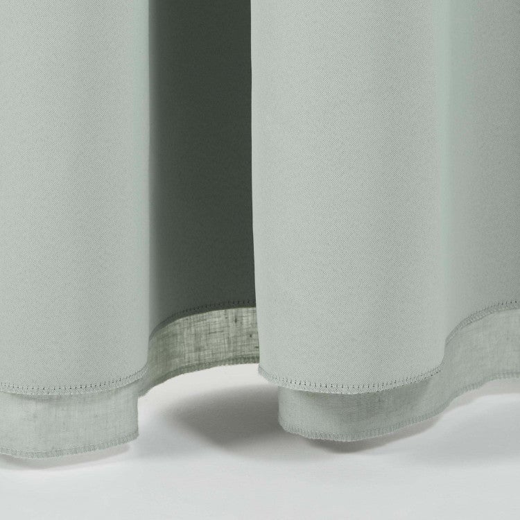 Lined black-out curtain with eyelets MADURA Green