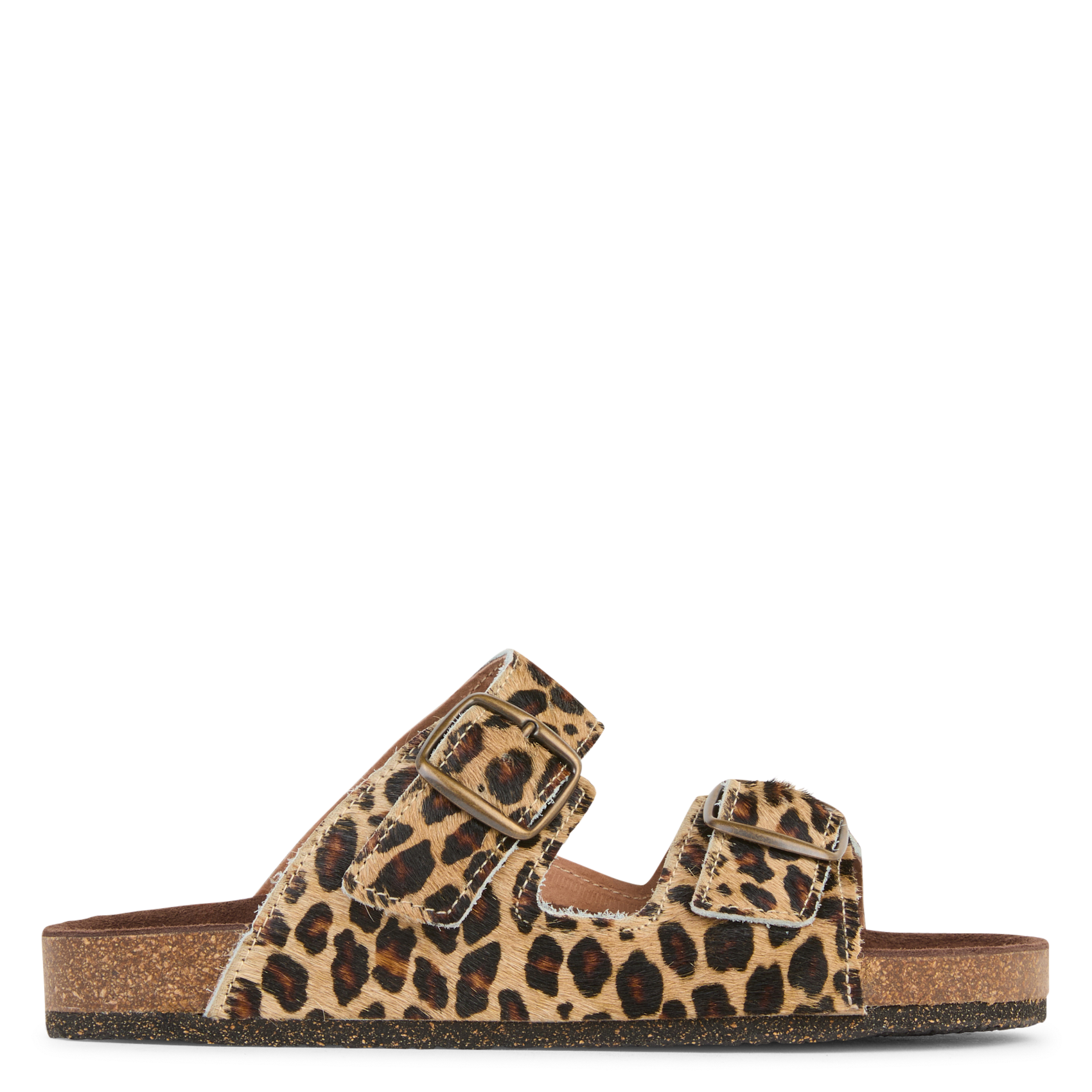 Pony skin leather sandals BOSABO Multicolored