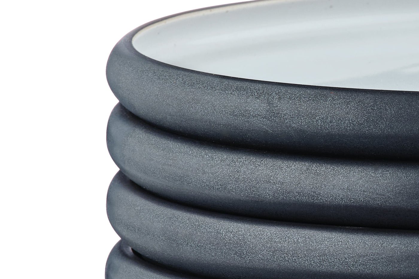 Gourmet plate ø28cm - 4 pieces - onyx BJORN Black