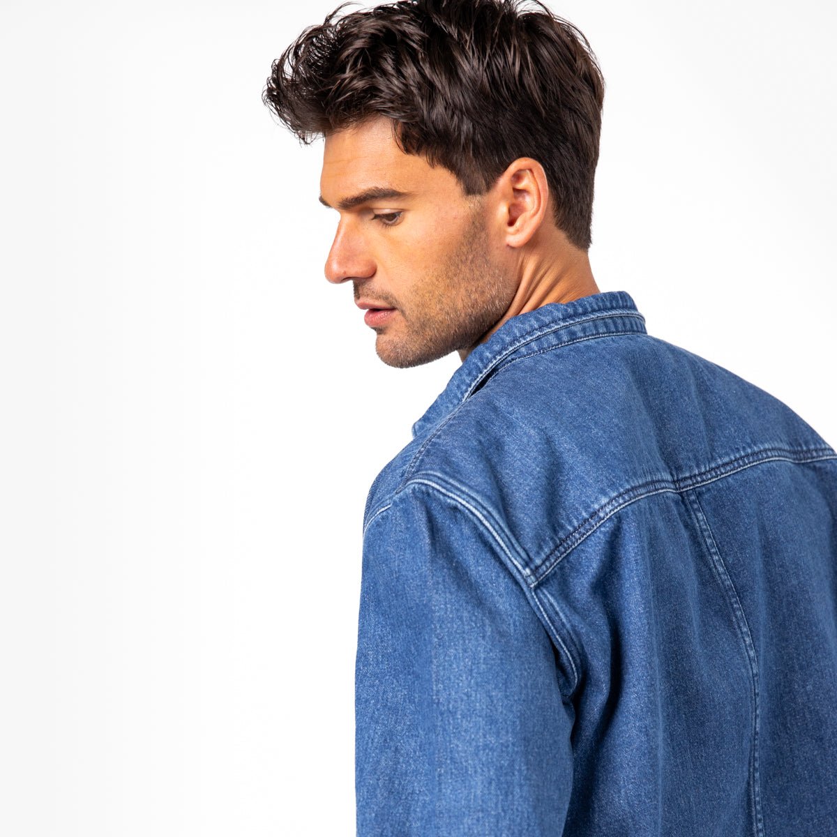 Denim overshirt BILLYBELT Blue