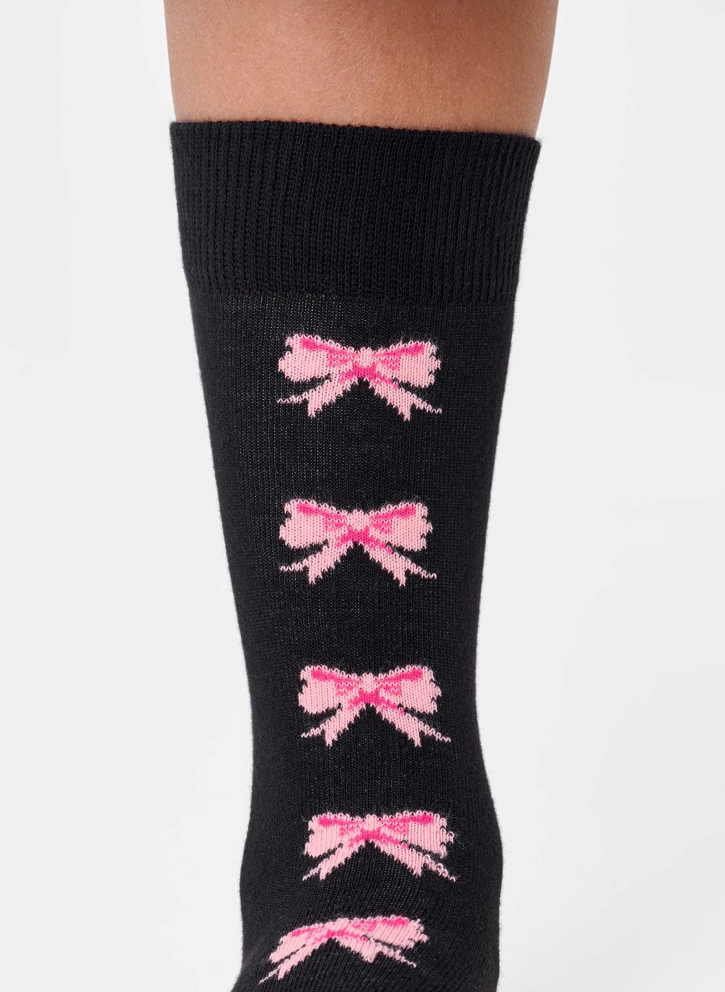 Söckchen mit Motiven HAPPY SOCKS Schwarz