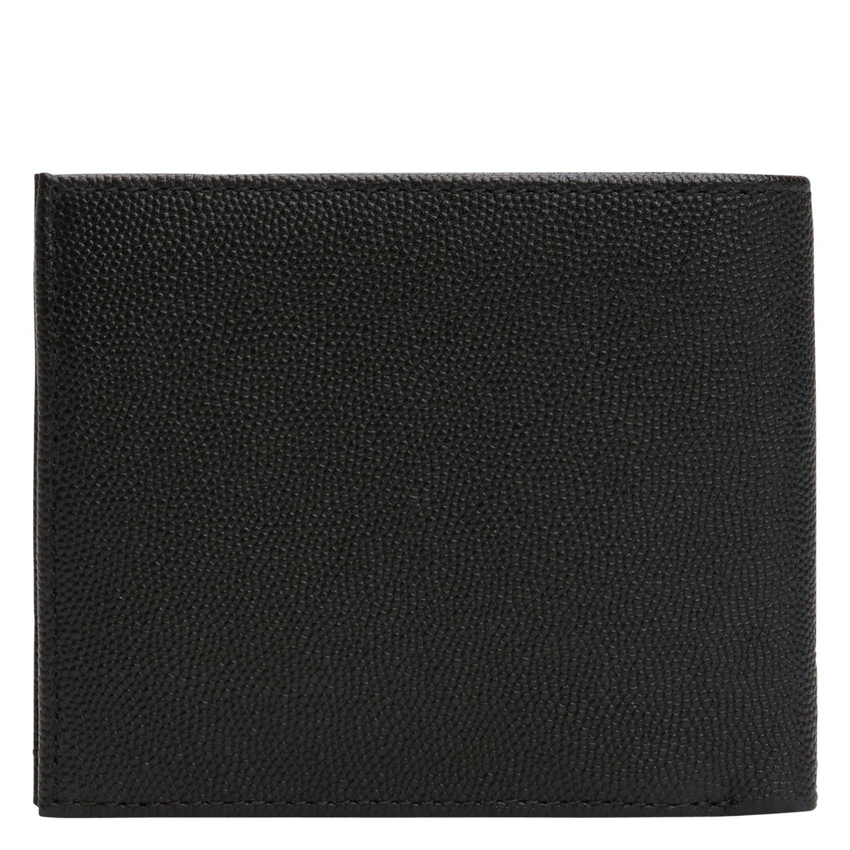 Solid leather wallet TOMMY HILFIGER Black