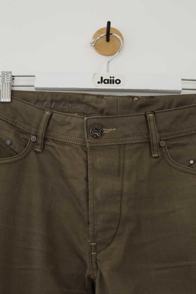 Cotton straight jeans DIESEL  - Seconde Main Brown