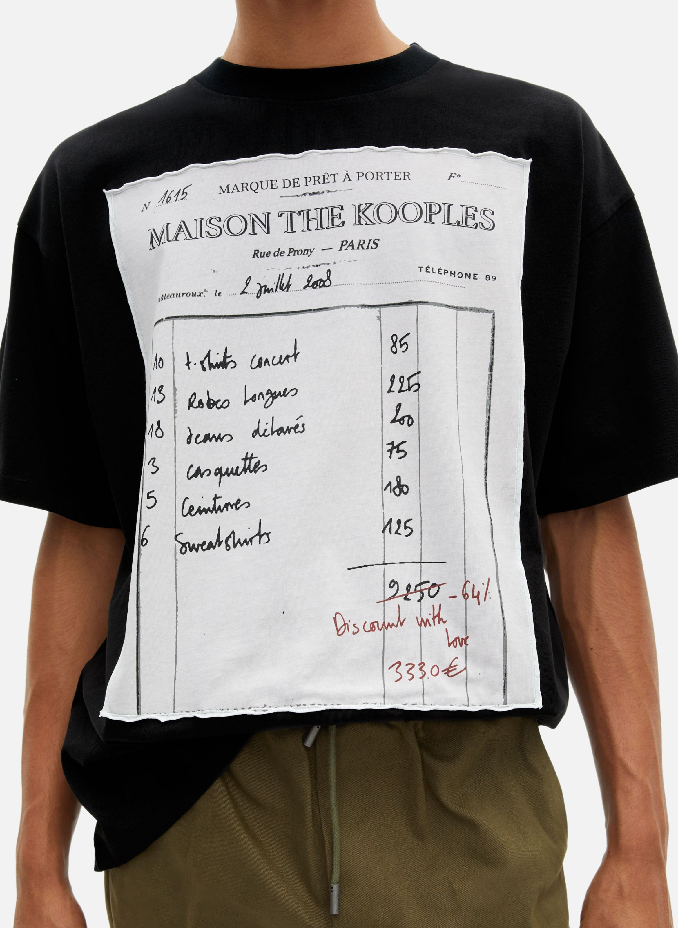 Oversized T-shirt THE KOOPLES Black