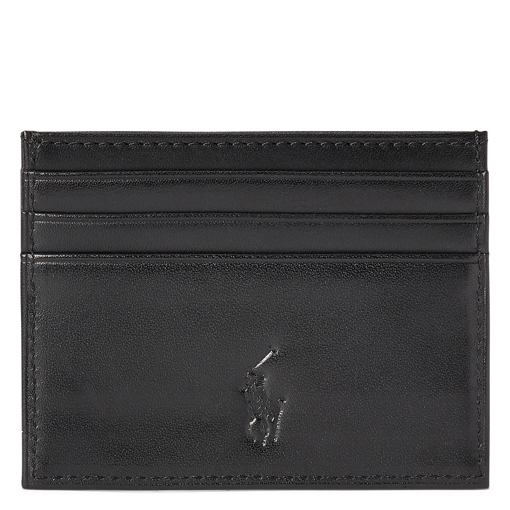 Gürtel und Kartenhalter aus Leder POLO RALPH LAUREN Schwarz