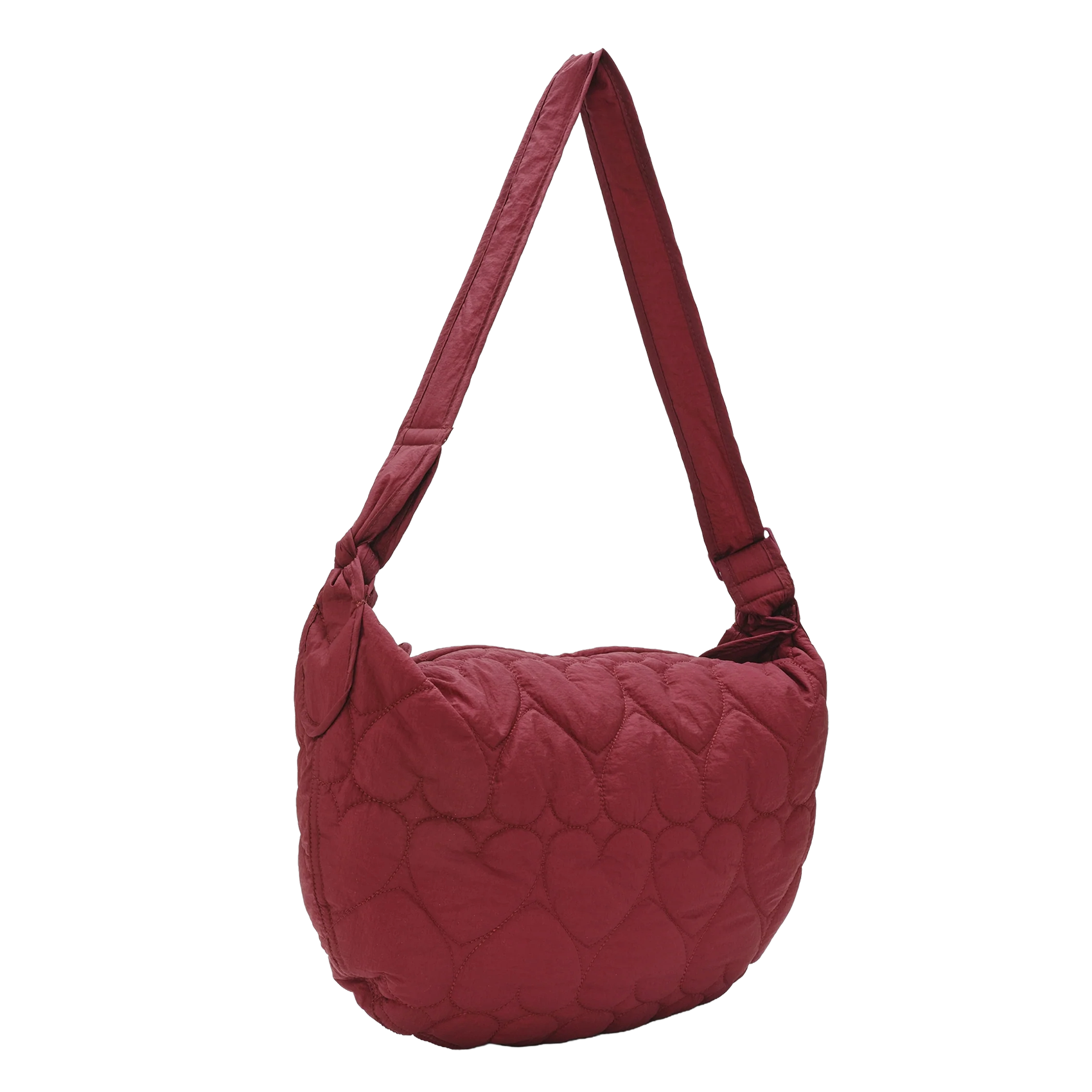 Sac bandoulière matelassage cœur FABIENNE CHAPOT Rouge