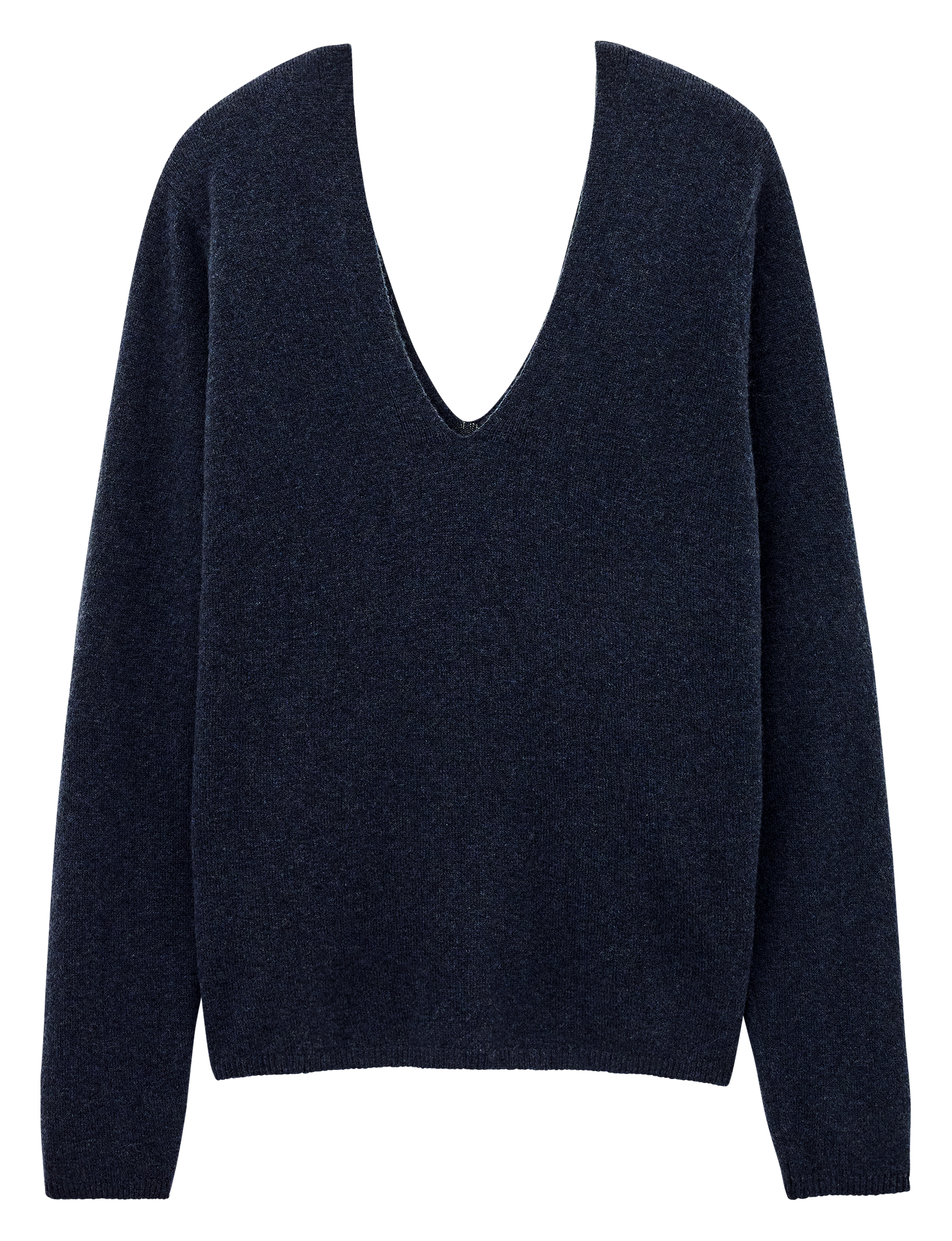 Blossom V-neck wool-blend sweater BA&amp;SH Blue