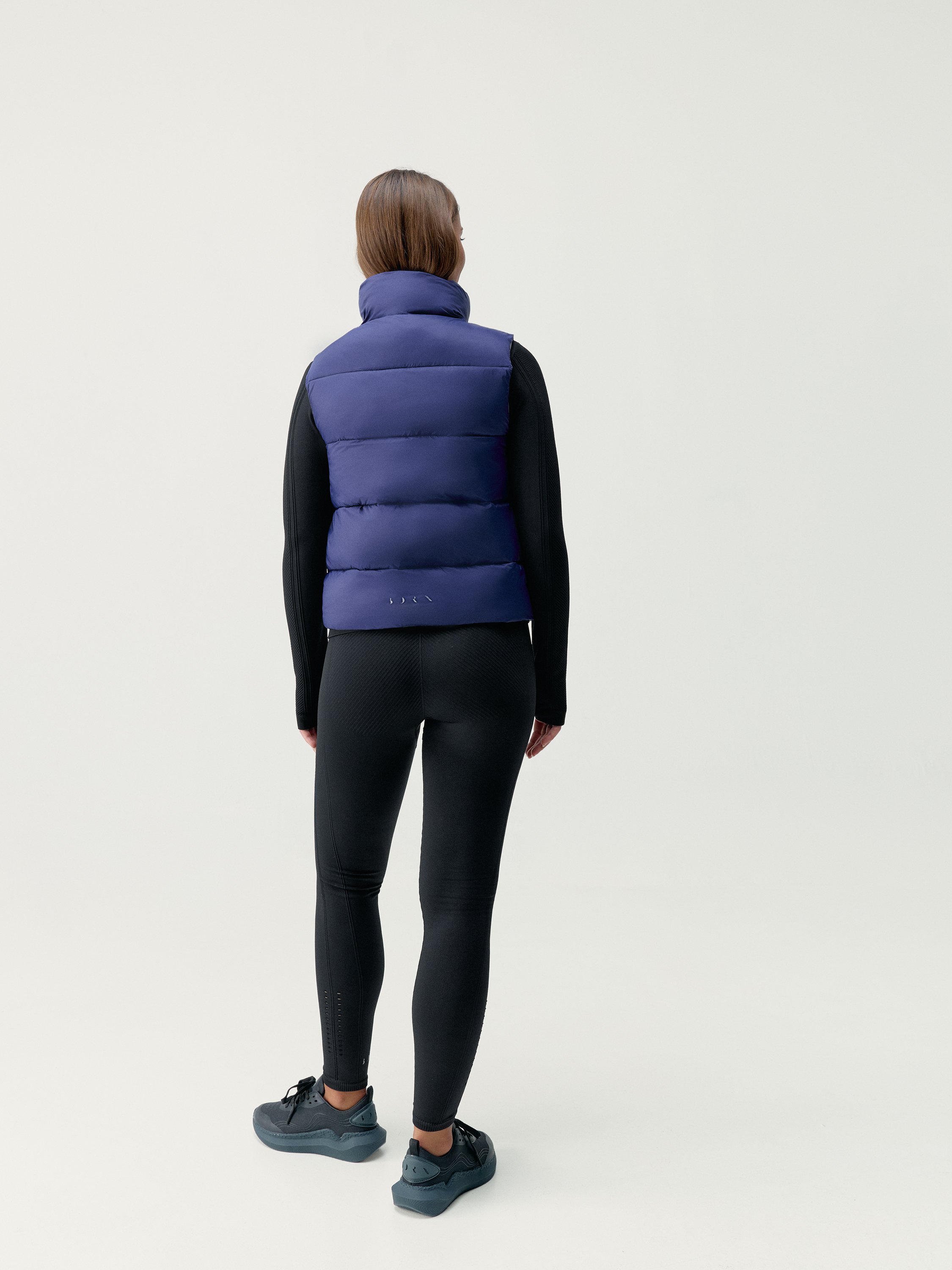 Sporty vest with zipper BORN LIVING YOGA Blue