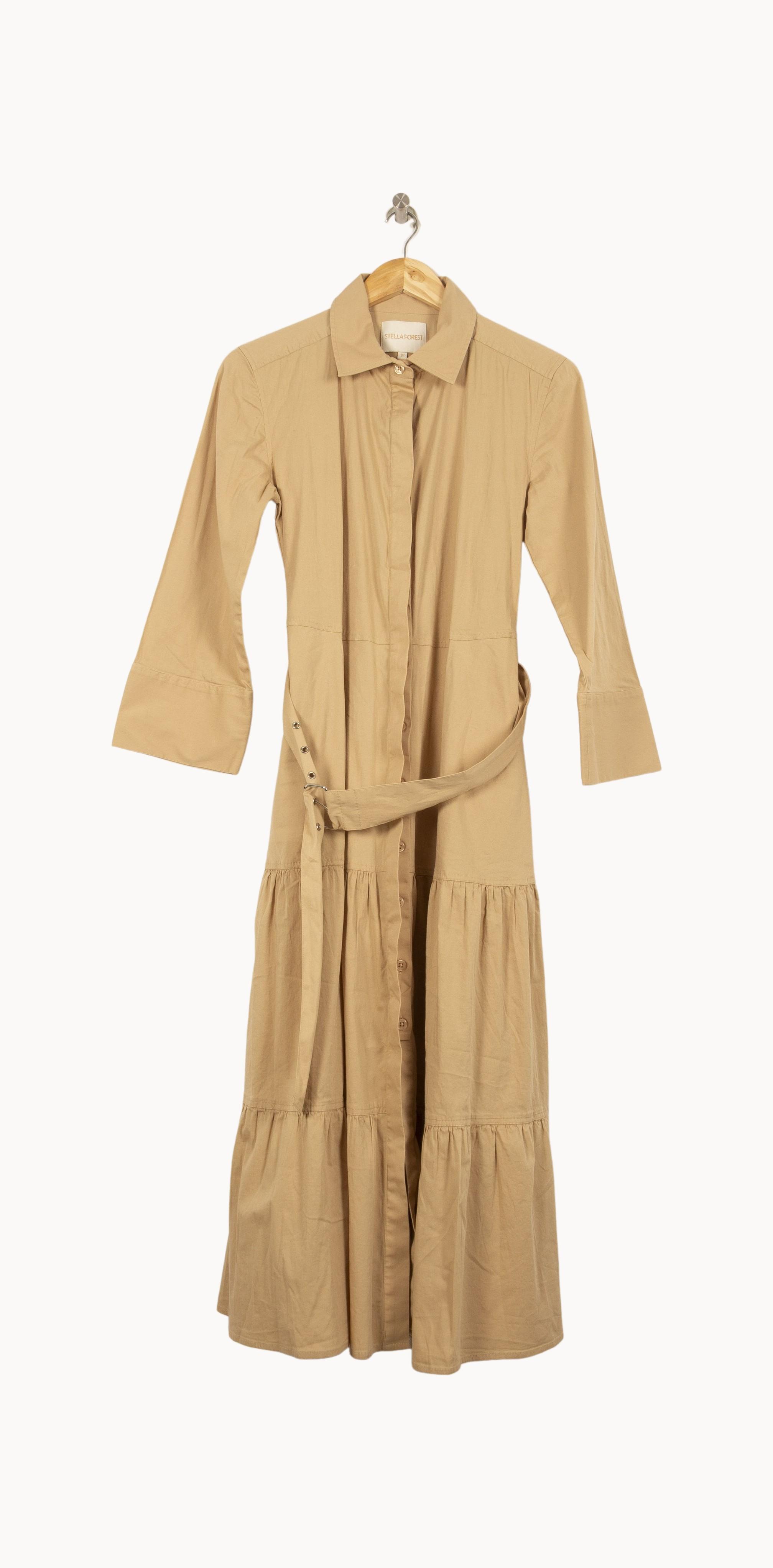 Long dress STELLA FOREST - SECONDE MAIN Beige