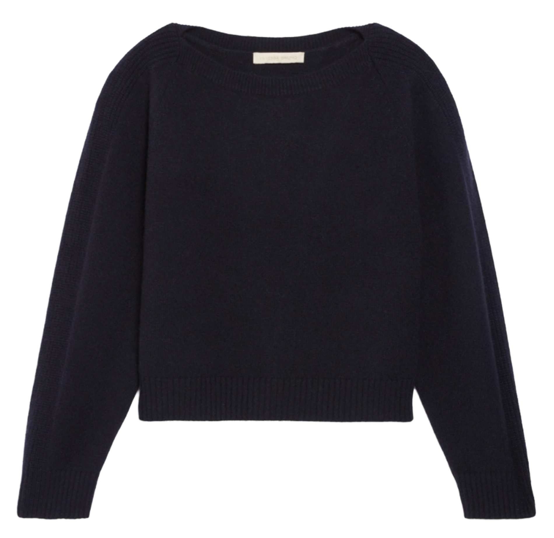 Pull col rond en cachemire VANESSA BRUNO Noir