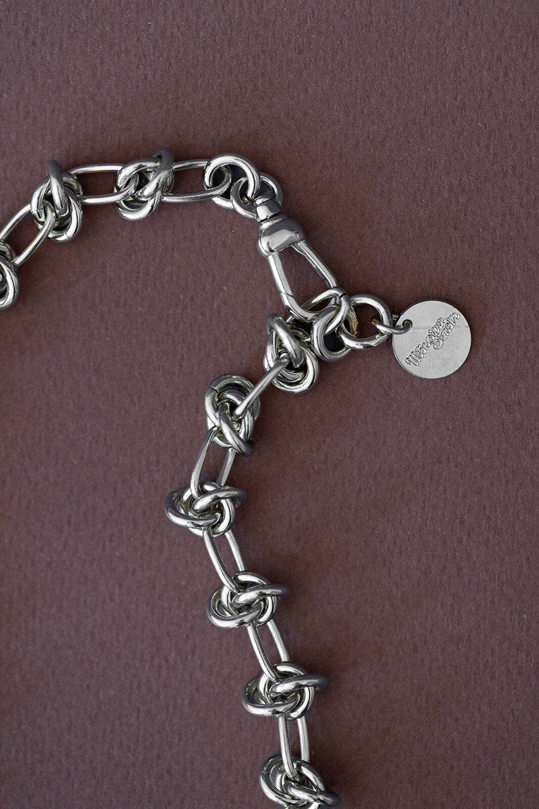 Maxi silver-plated necklace MONSIEUR SIMONE Silver