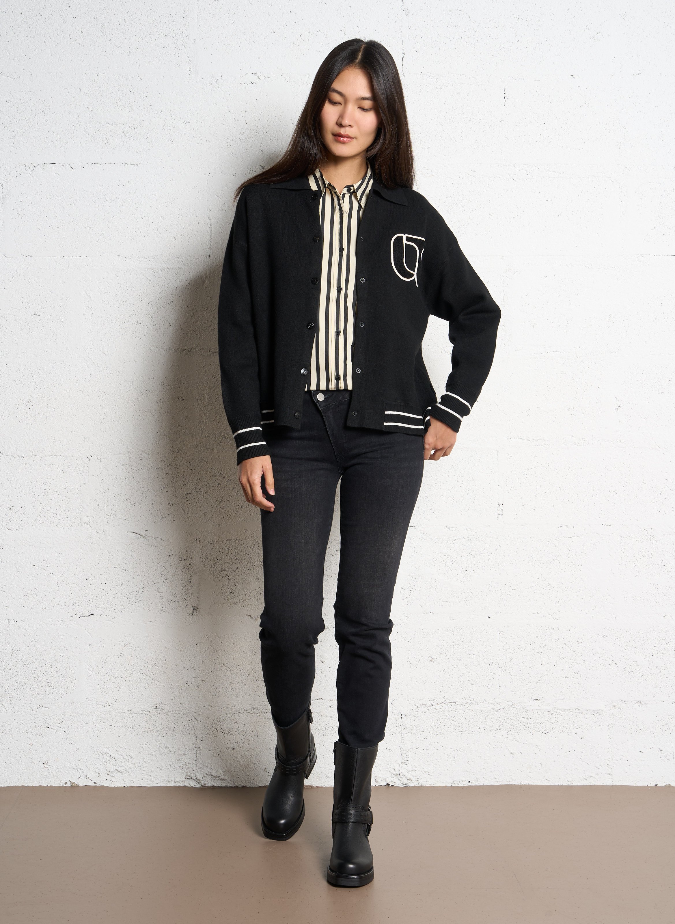 Jean slim LE TEMPS DES CERISES Noir