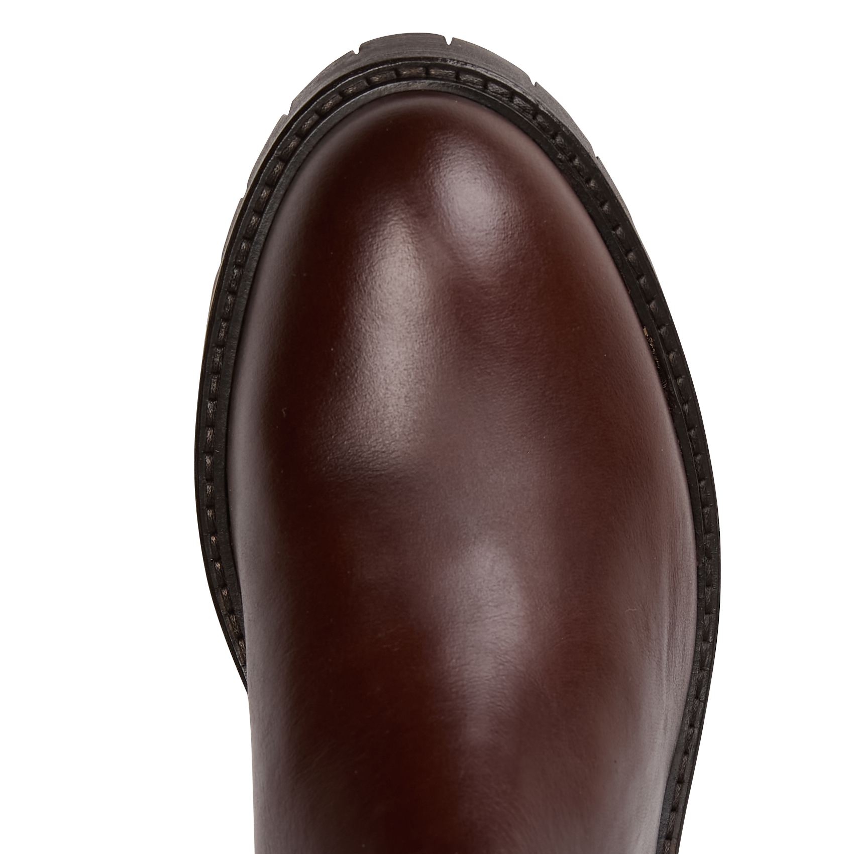 Bottes mollets larges en cuir MELLOW YELLOW Marron