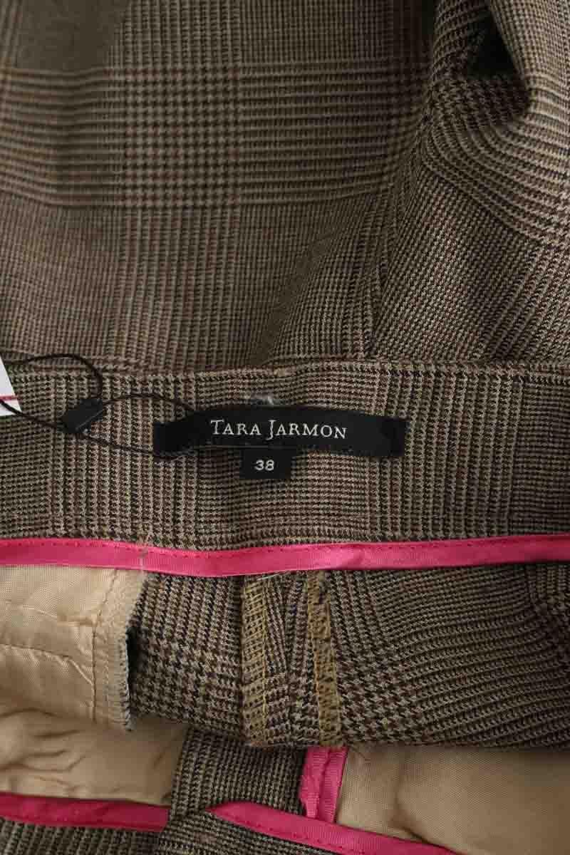 Wide trousers TARA JARMON - Seconde Main Brown