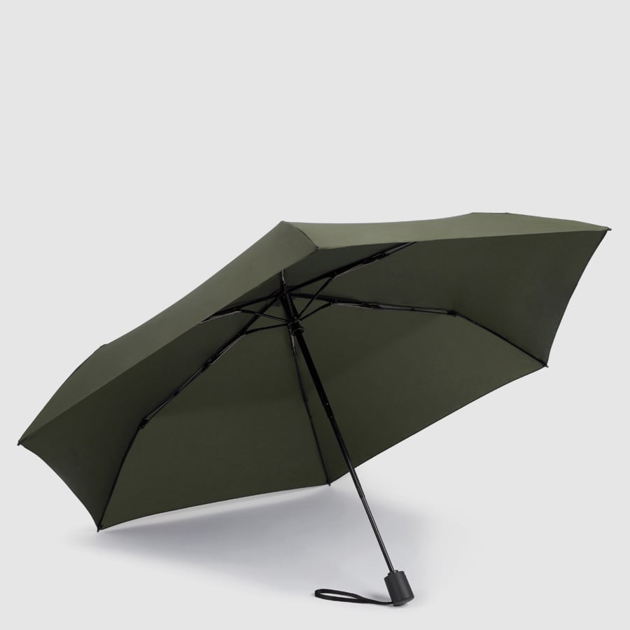 Automatic open/close windproof umbrella PIQUADRO Green