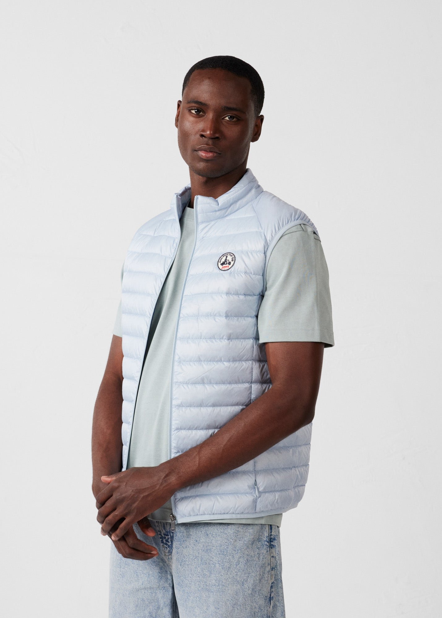 Sleeveless puffer jacket Tom JOTT Blue