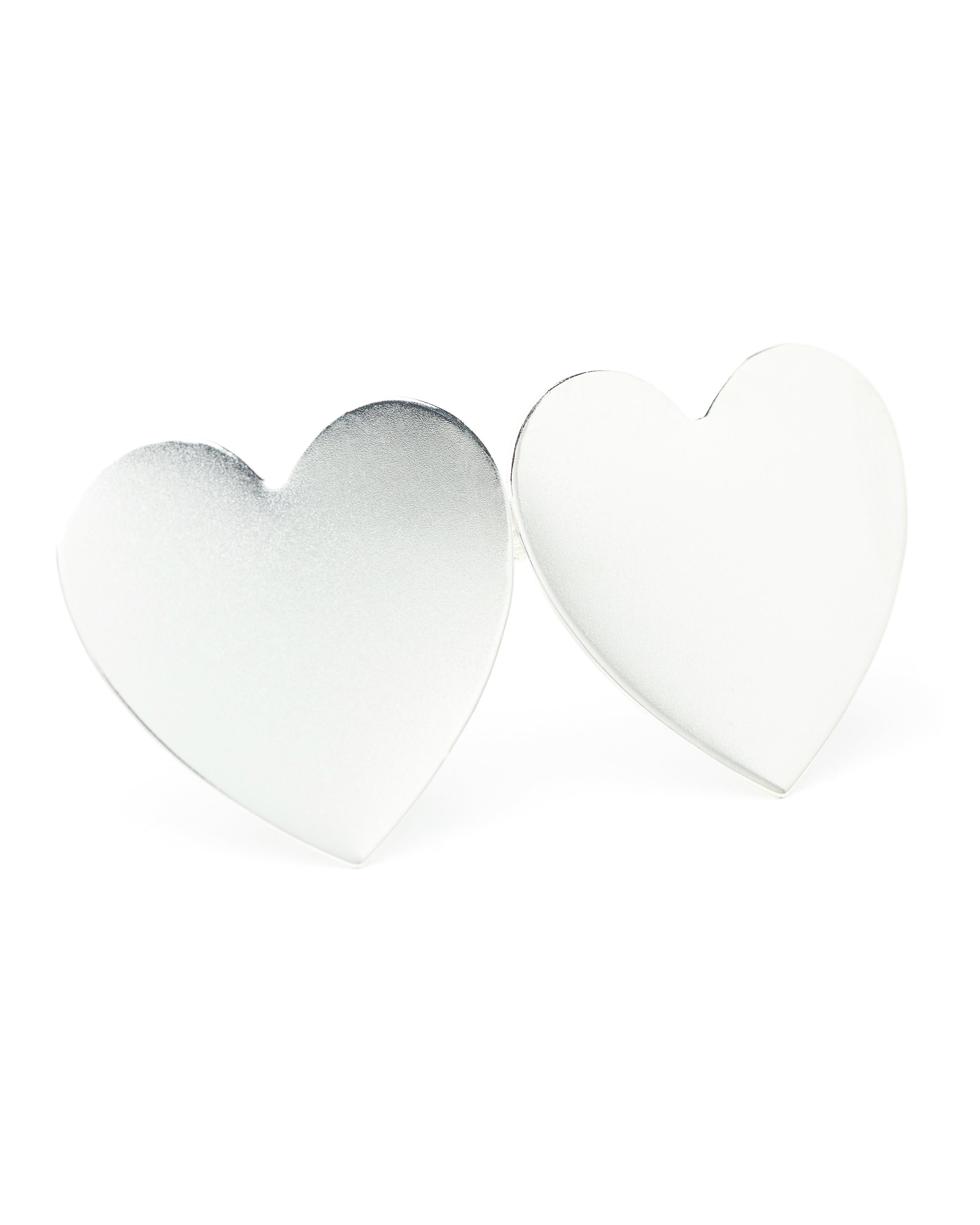 Maxi gold-plated heart barrette MONSIEUR SIMONE