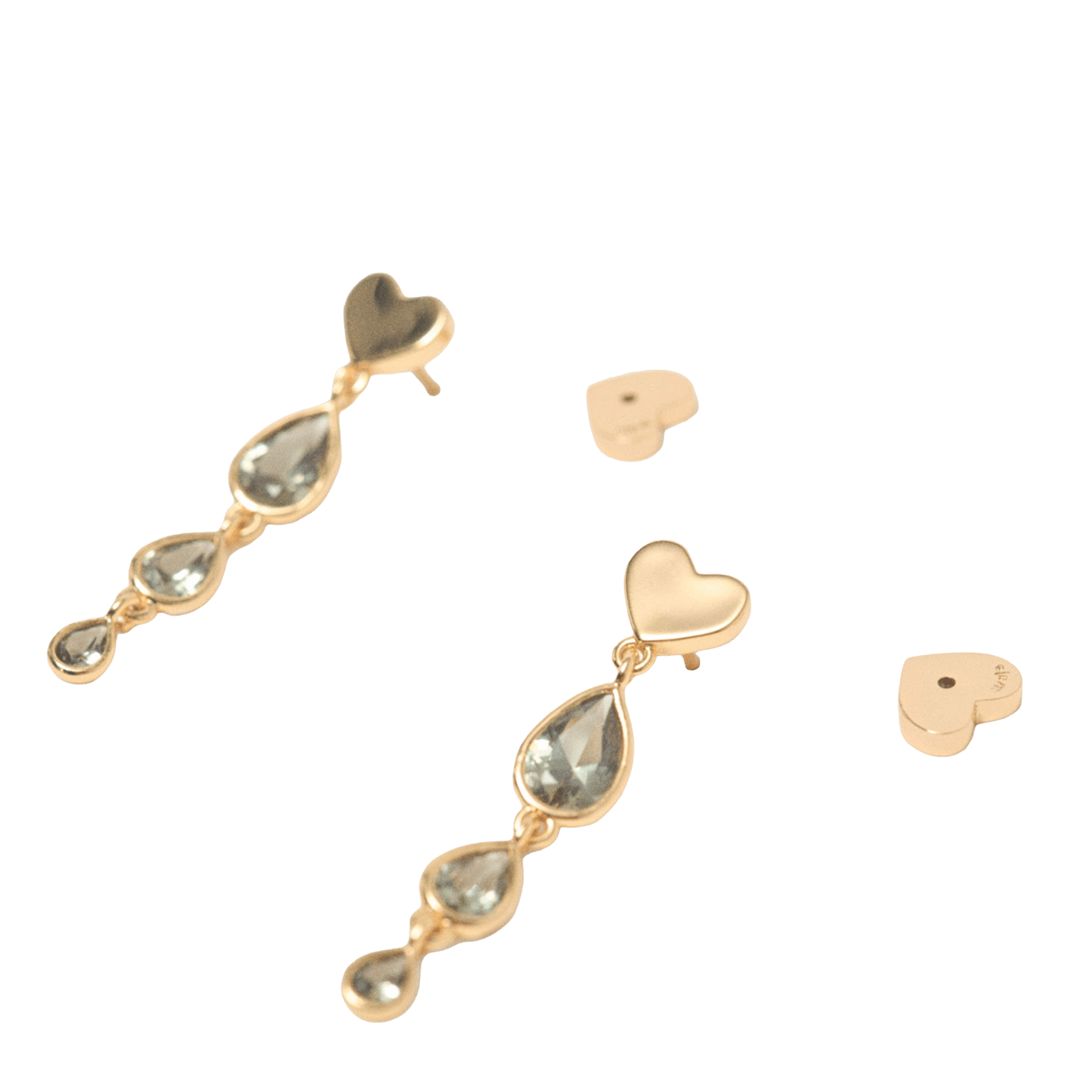 Oorbellen met print MAJE Goudkleurig