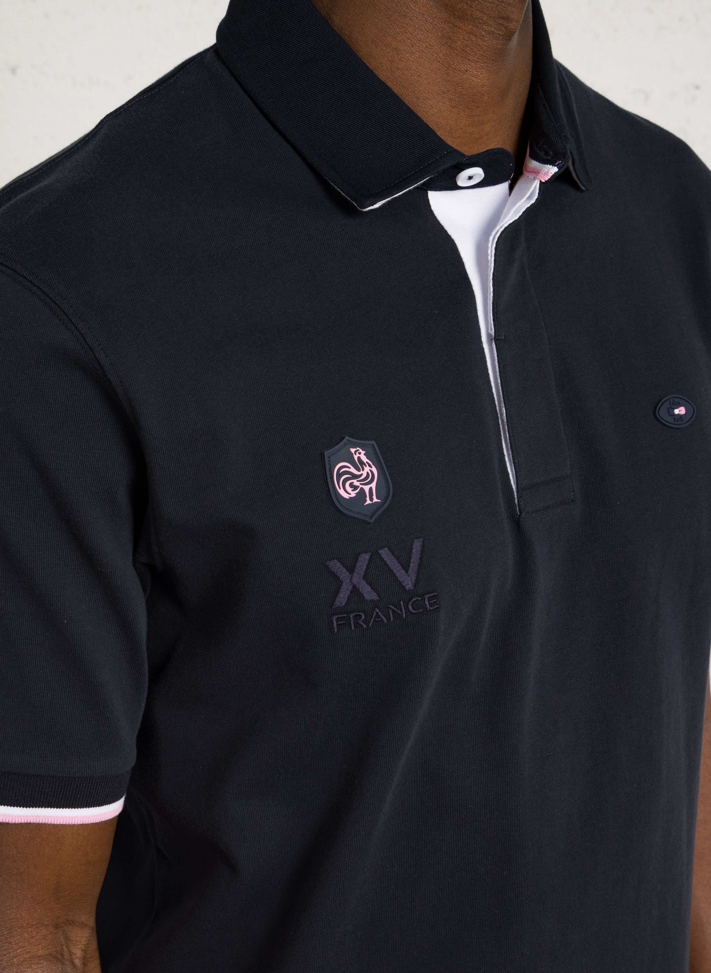 Polo manches courtes en coton EDEN PARK Bleu