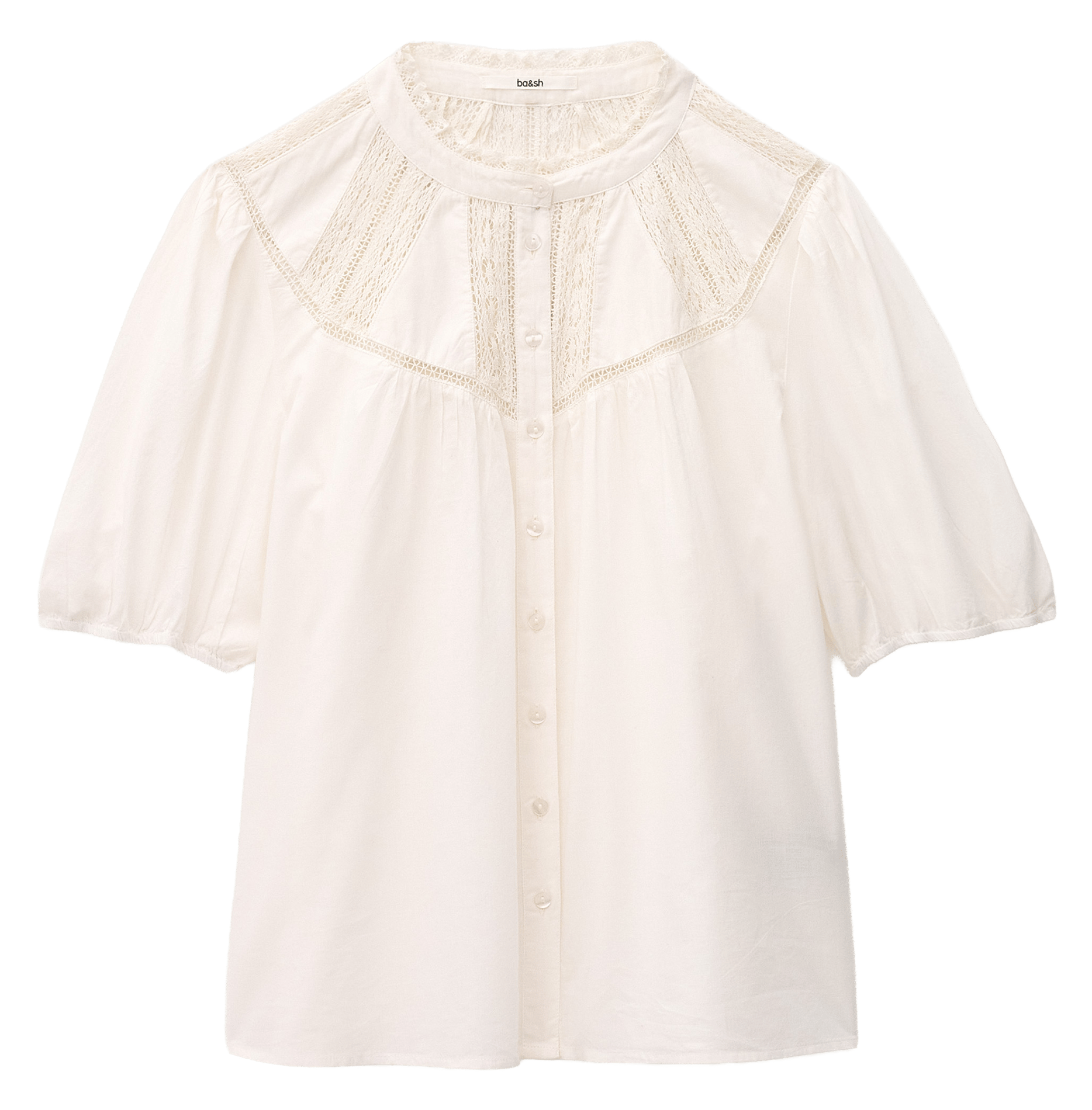 Katoenen oversized blouse BA&SH Beige