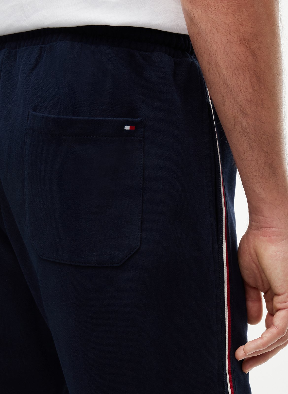 Gerade geschnittene Jogginghose mit enger Passform am Saum TOMMY HILFIGER Blau