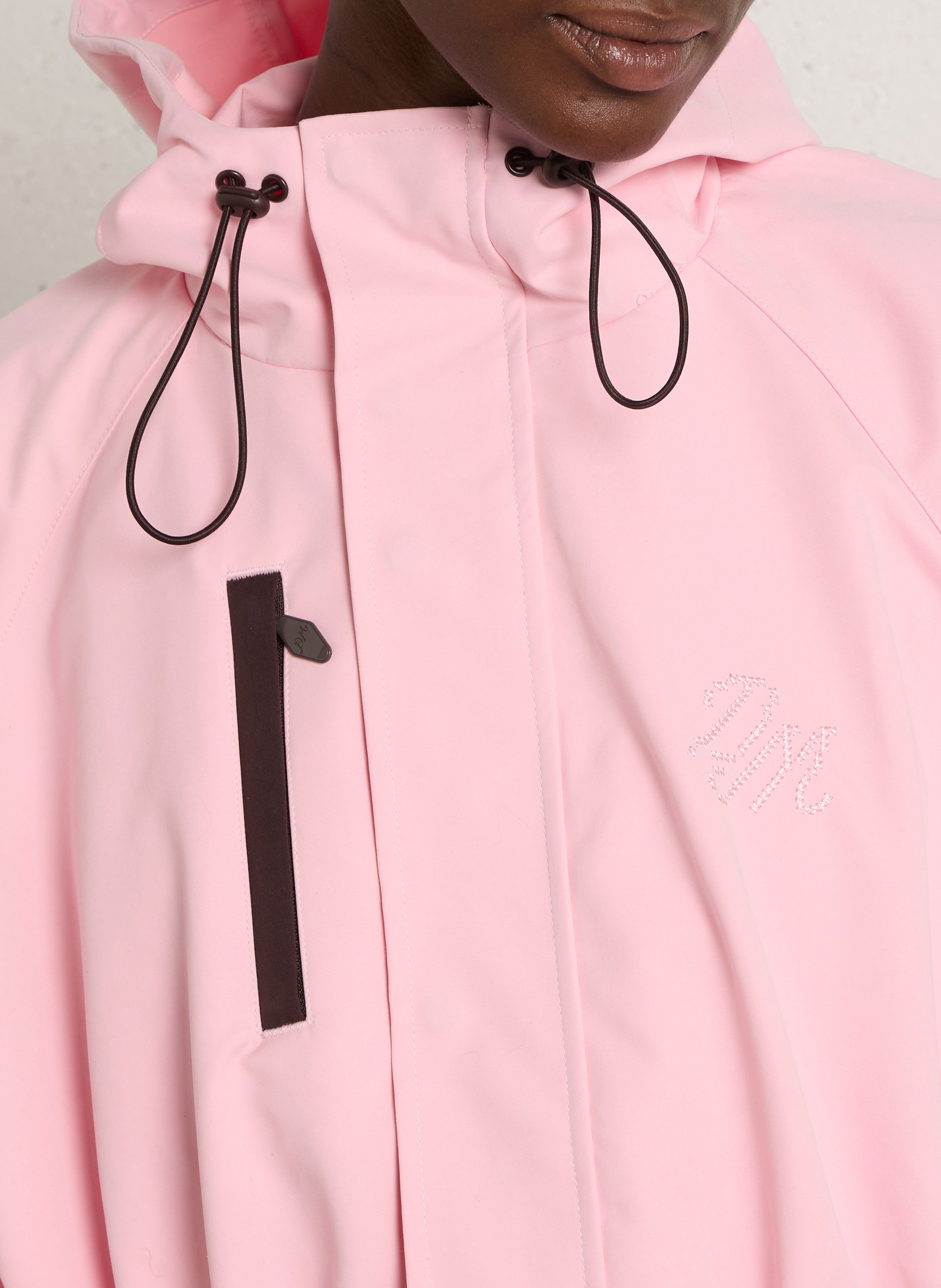 Parka cintrée unie à capuche DAMSON MADDER Rose