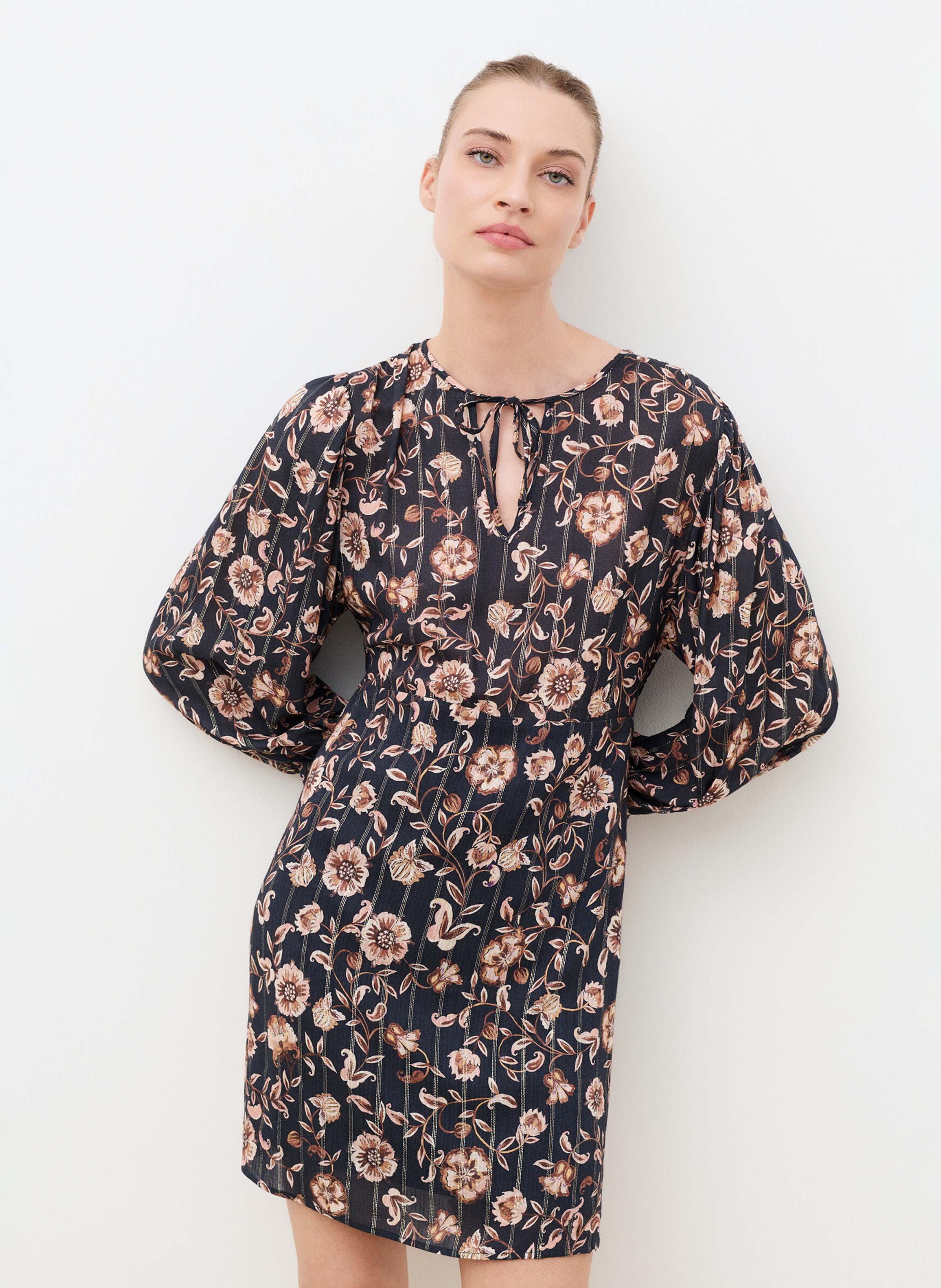 Bedrucktes Kurzkleid CAROLL Mehrfarbig