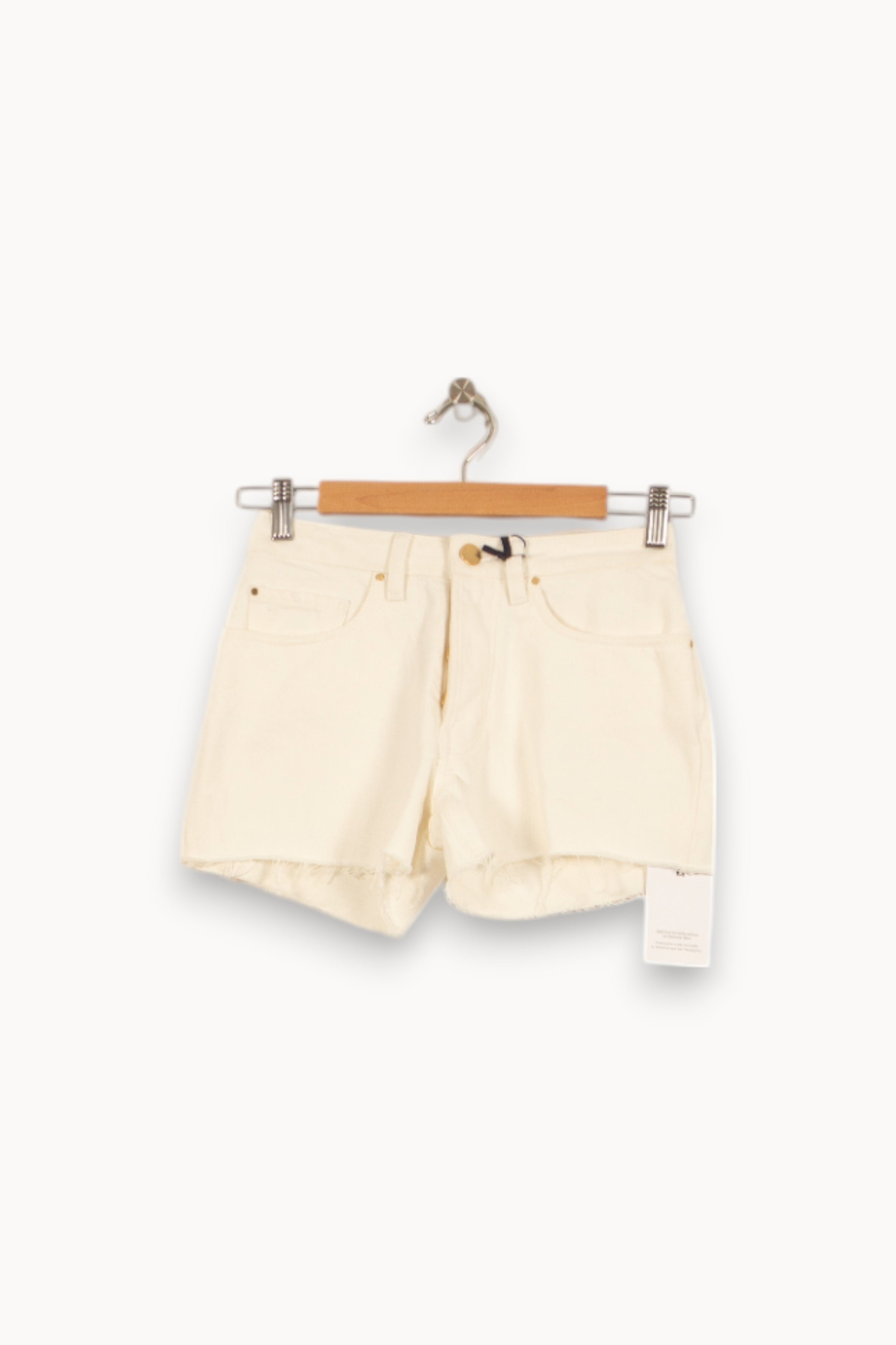 Short en jean SEZANE - Seconde main Blanc
