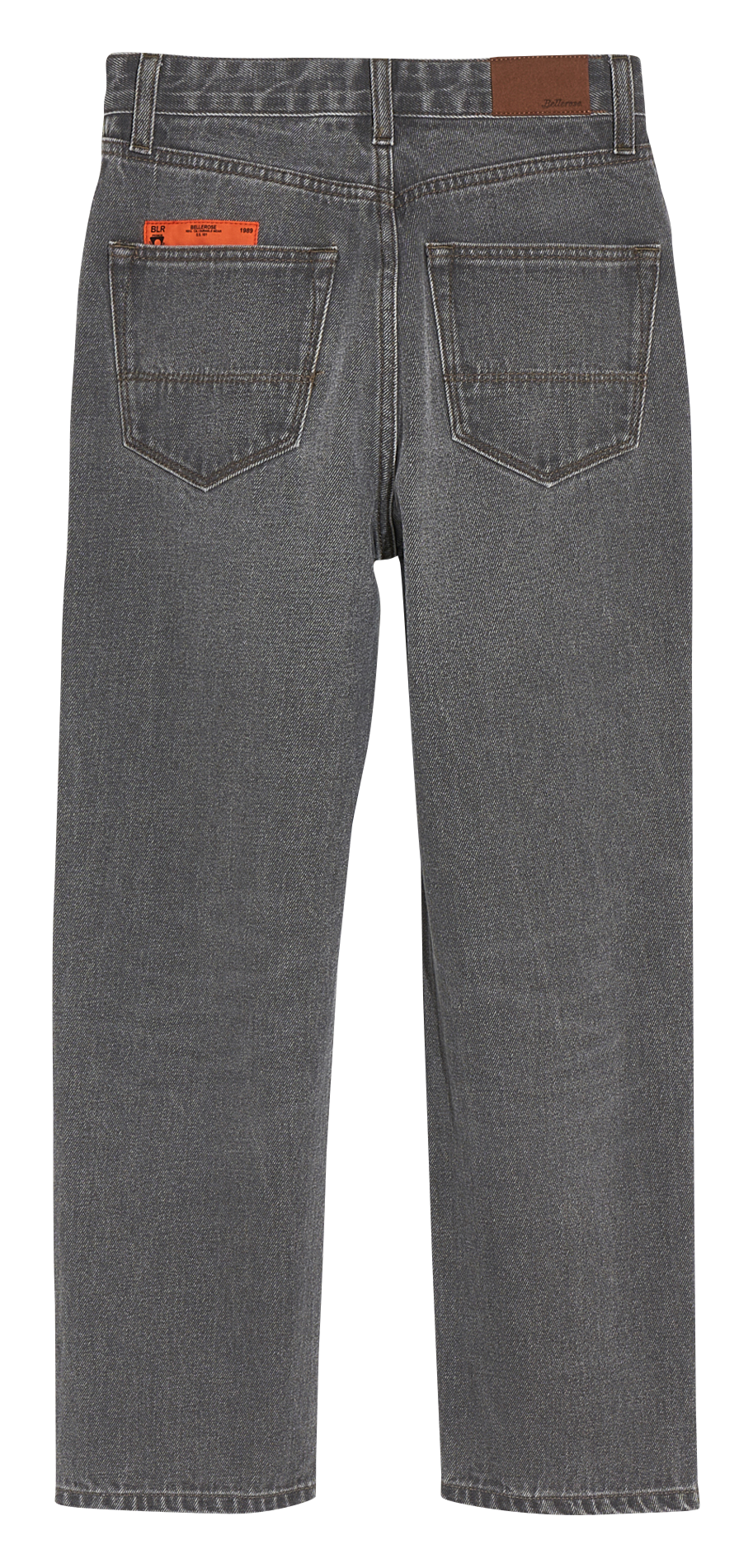 Straight-leg organic cotton jeans BELLEROSE Grey