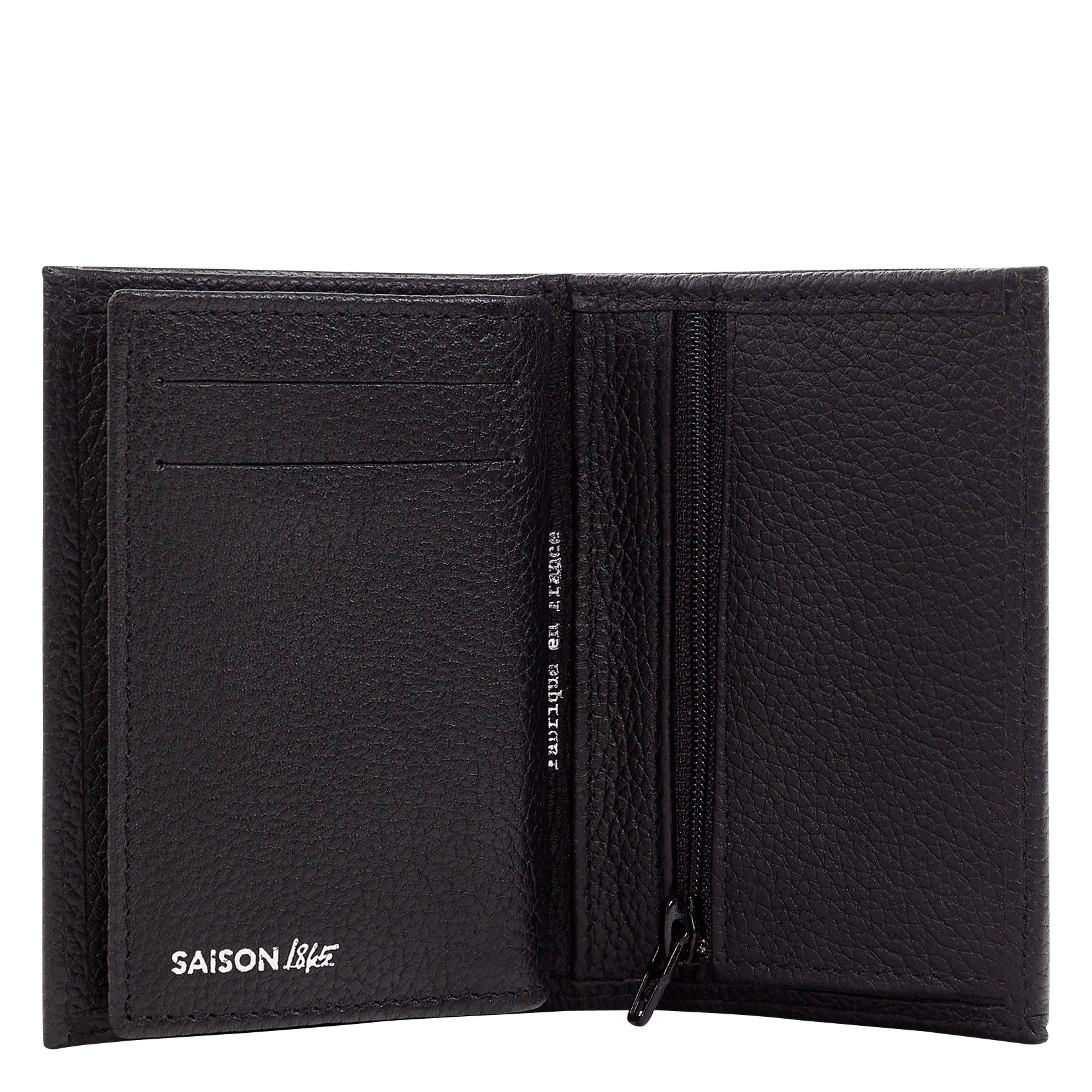 Leather wallet SAISON 1865 Black