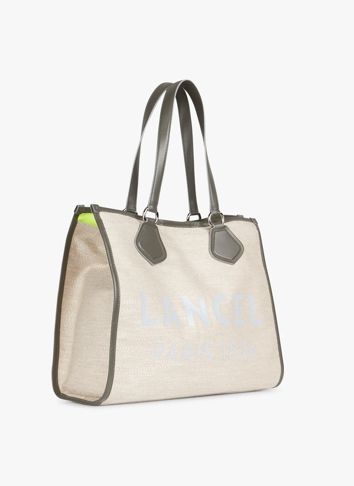 Sac cabas top lancel toile