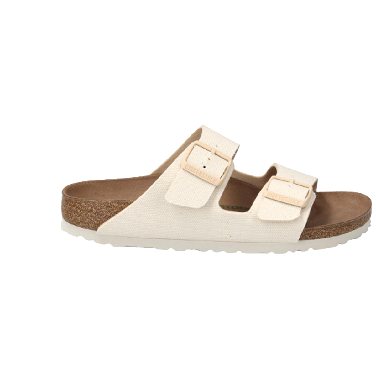 Faux leather sandals BIRKENSTOCK White