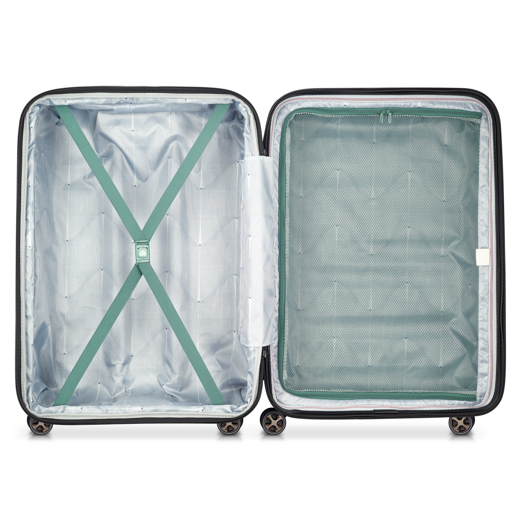 Rigid hold suitcase DELSEY PARIS Green