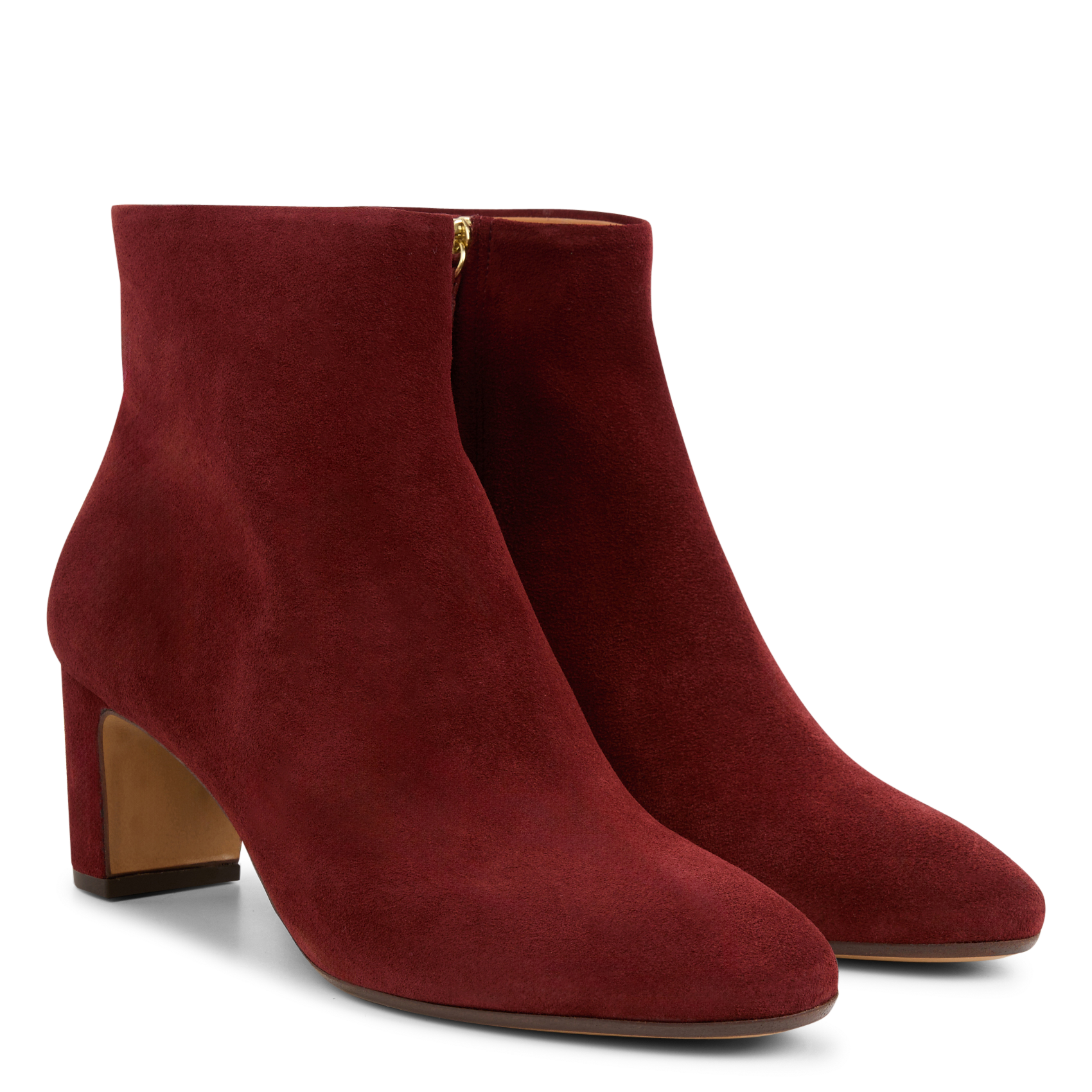 Bianca leather ankle boots RIVECOUR Brown