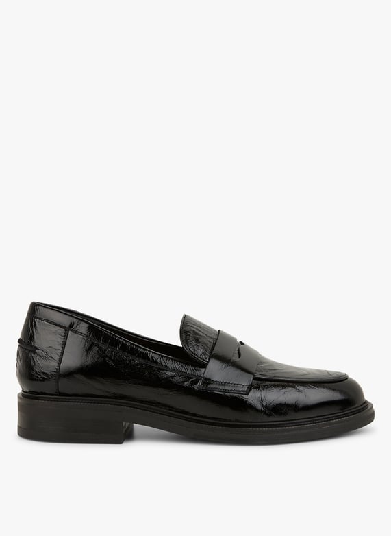 Patent leather loafers ladies sales