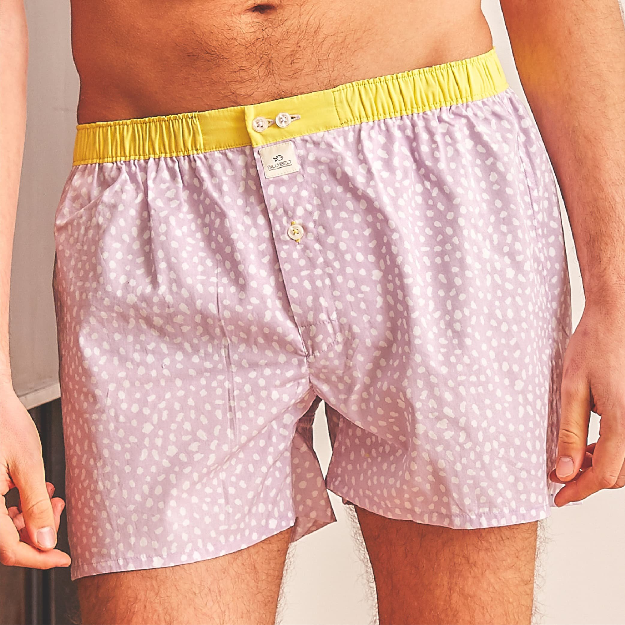 Organic cotton boxer shorts BILLYBELT Pink