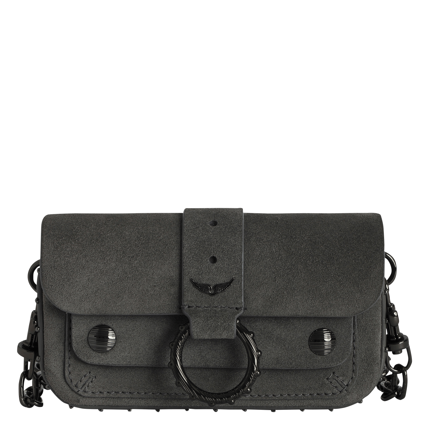 Goatter Bolso Bandolera De Cuero Hunter Para Hombre, Color Marrón Oscuro Medio, Marrón Oscuro