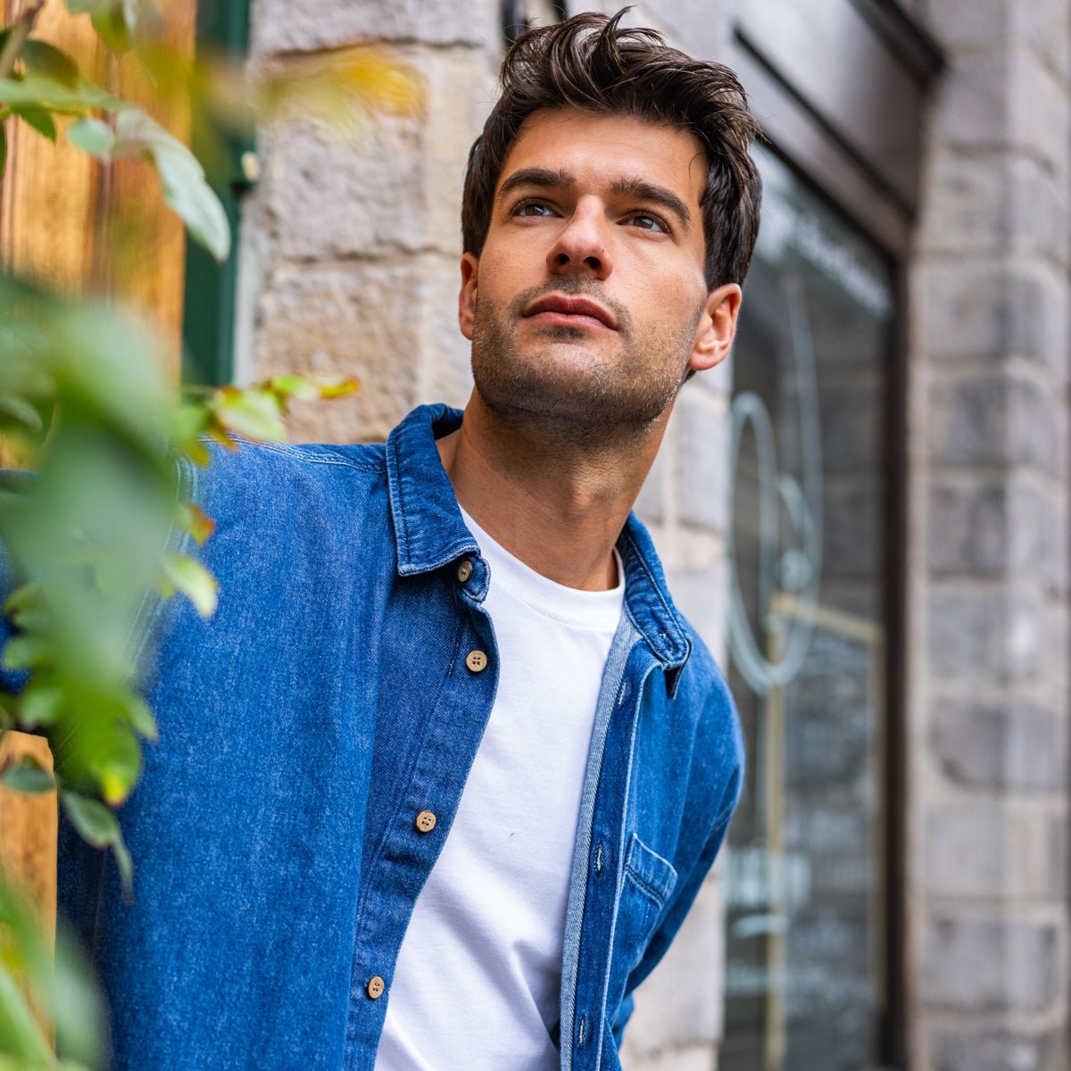 Denim overshirt BILLYBELT Blue