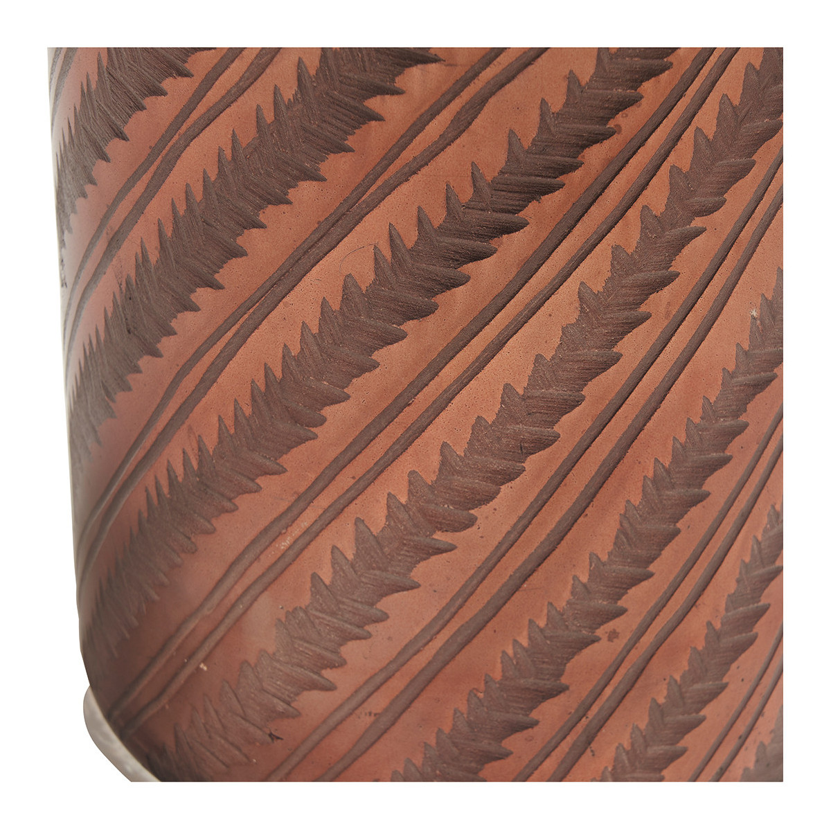 Shiny copper vase BLANC D'IVOIRE Golden