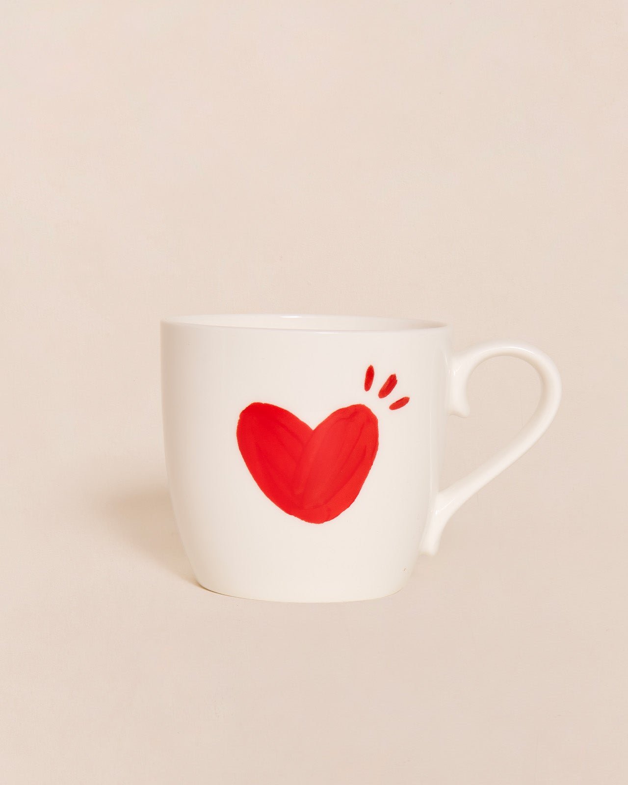 Le mug coeur solaire EMOI EMOI Rouge