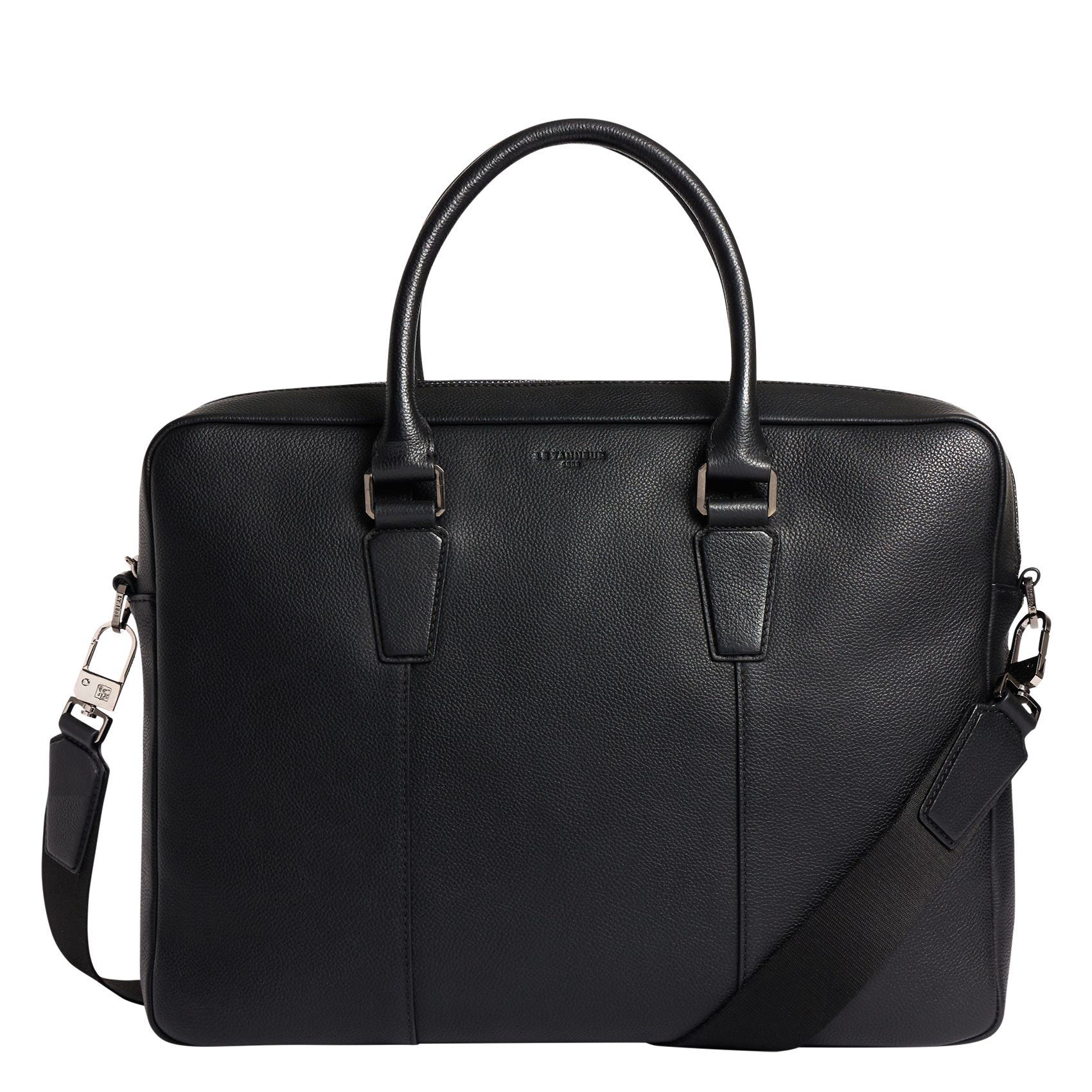 Leren aktetas LE TANNEUR Zwart