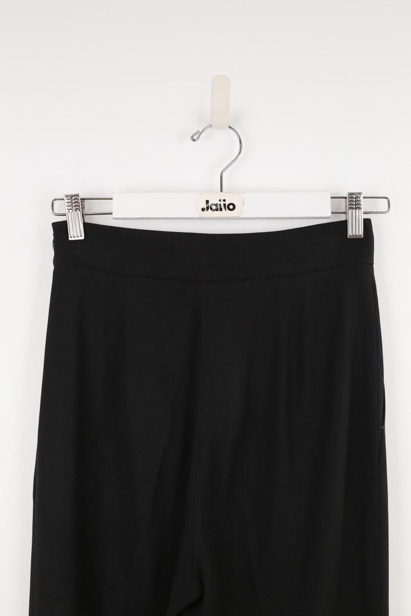 Black straight-leg  pants PAULE KA - Seconde main Black