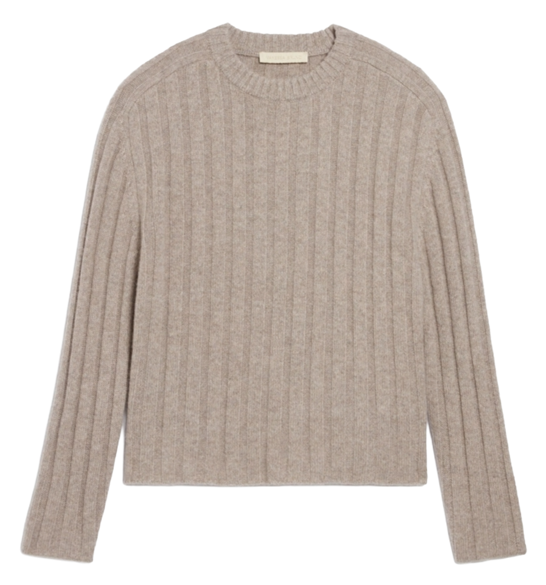 Pull col rond en cachemire VANESSA BRUNO Gris