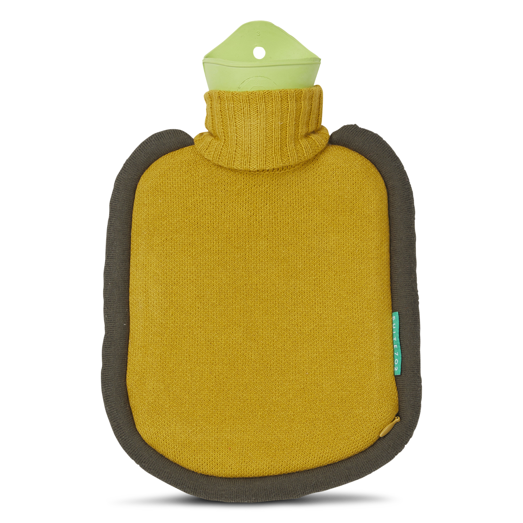 Bouillote tricotée en coton SUITE702 Jaune