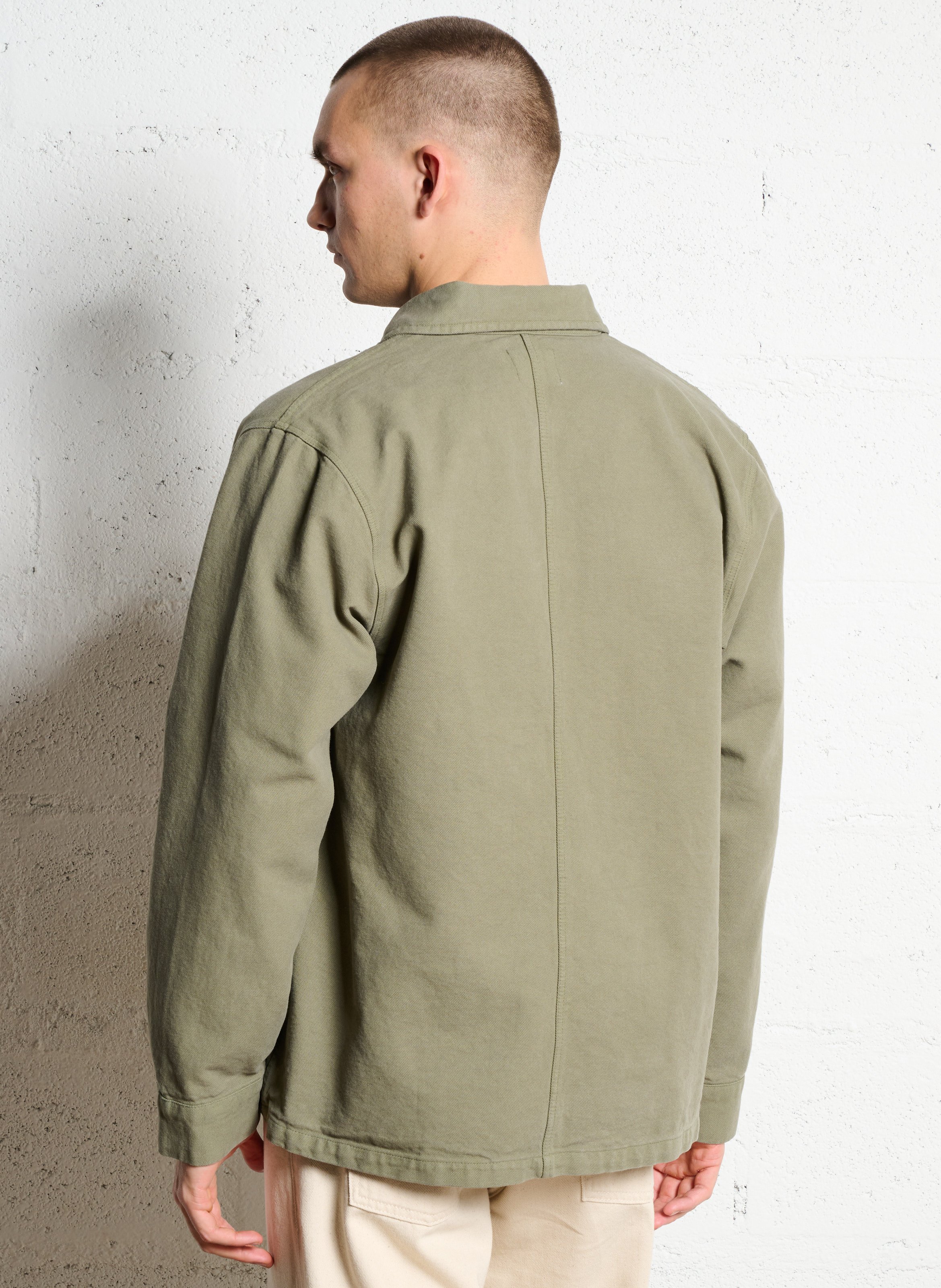 Baumwolljacke im Workwear-Stil COLORFUL STANDARD Grun