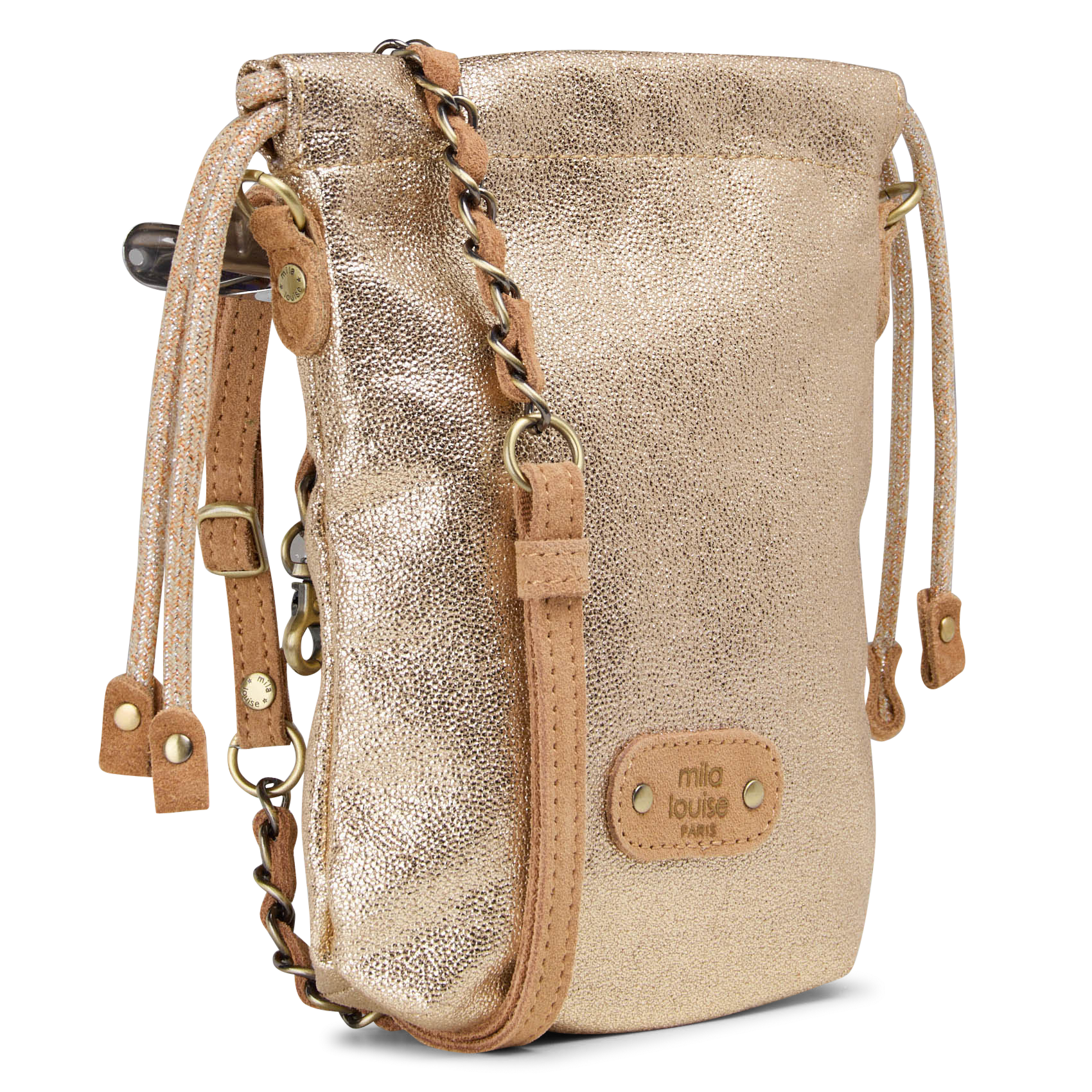 Pochette bandoulière MILA LOUISE Beige