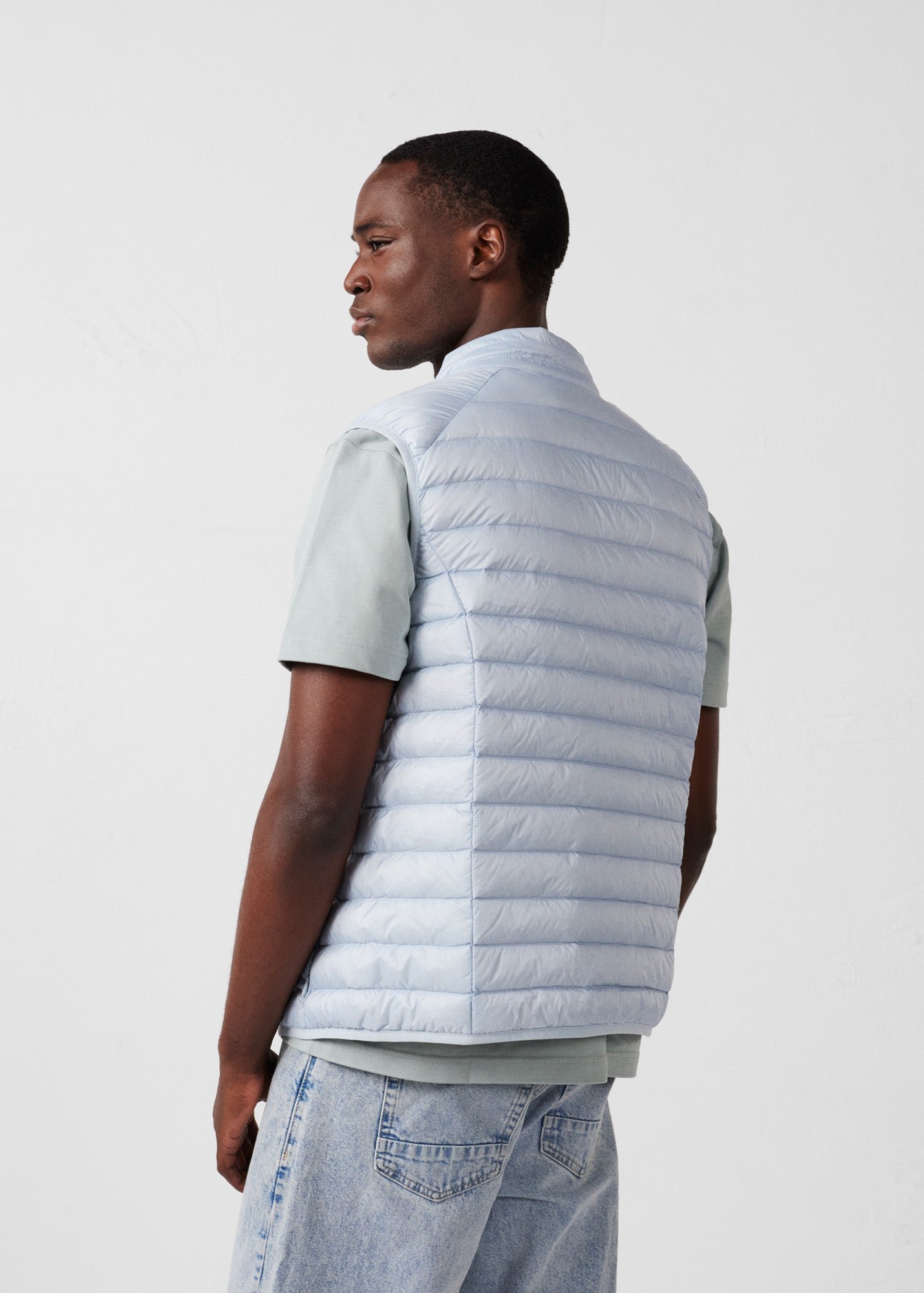 Sleeveless puffer jacket Tom JOTT Blue