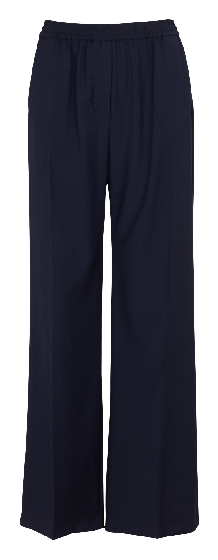 Pantalon large en laine MAX MARA WEEK END Bleu