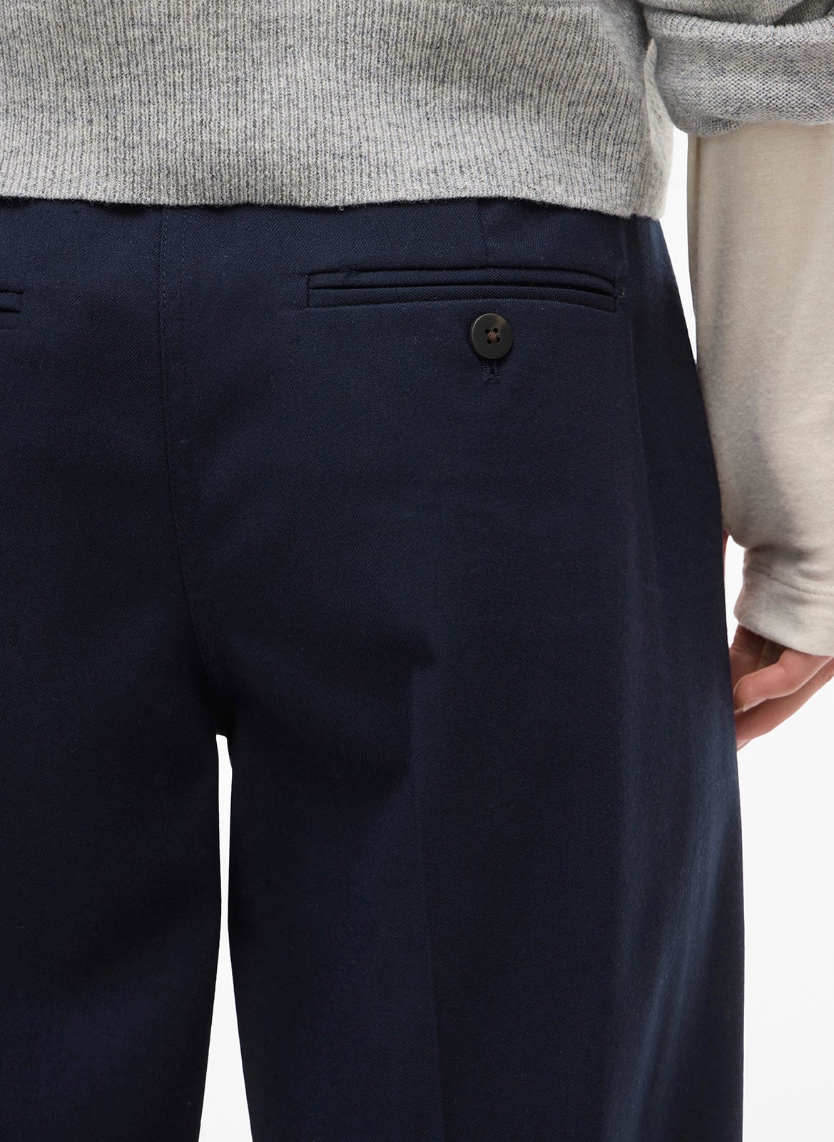 Bandplooibroek ROUGE EDIT Blauw