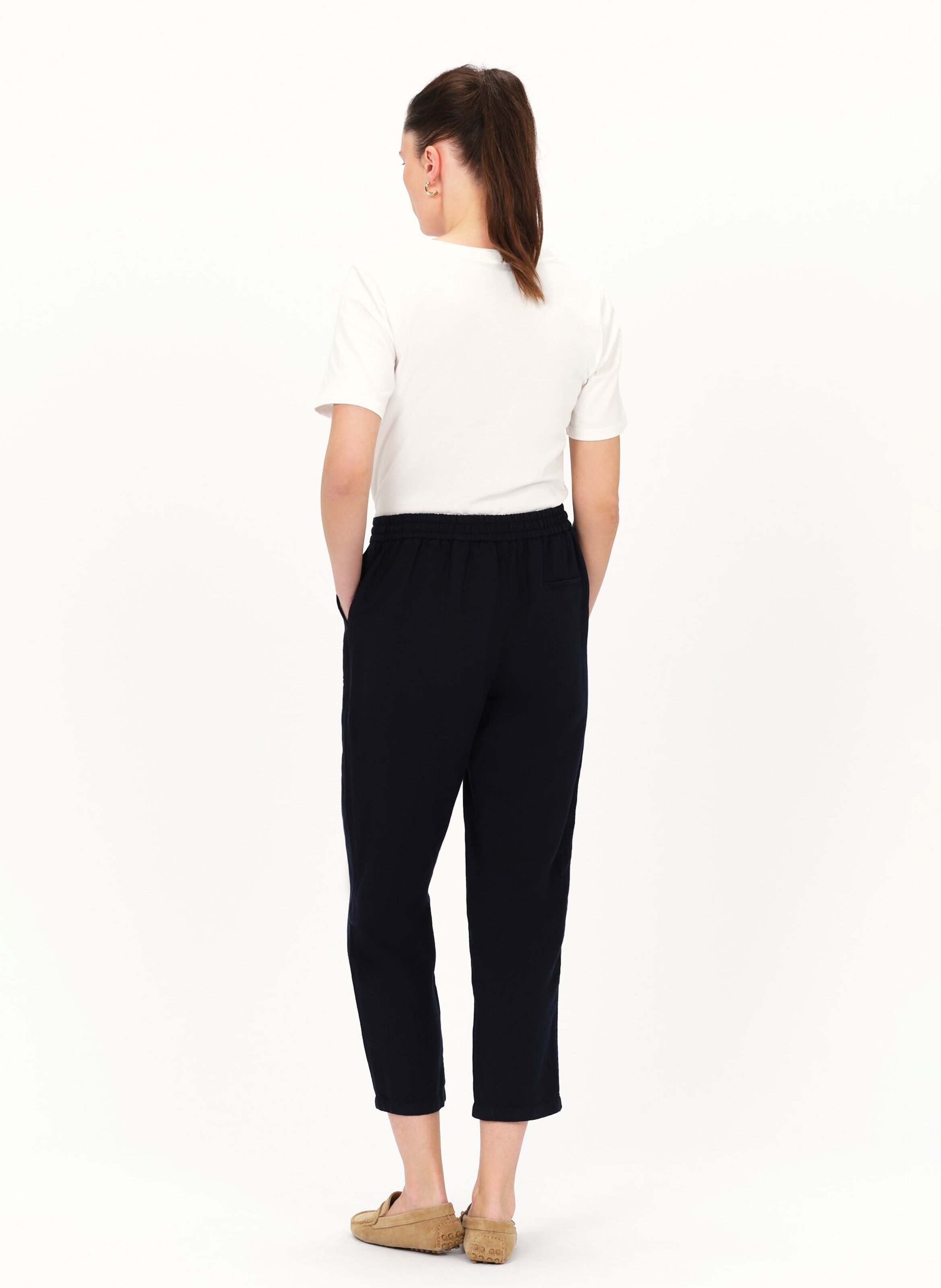 Pantalon droit CAROLL Bleu